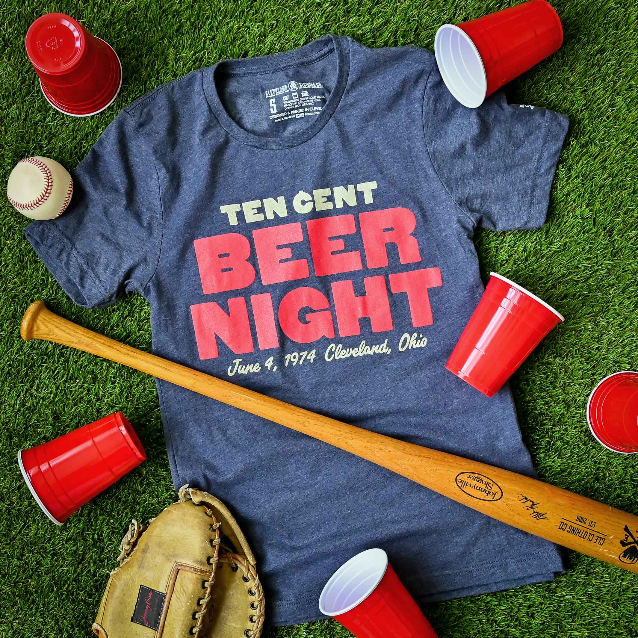 Ten Cent Beer Night - Mens/Unisex T-Shirt - Image 2