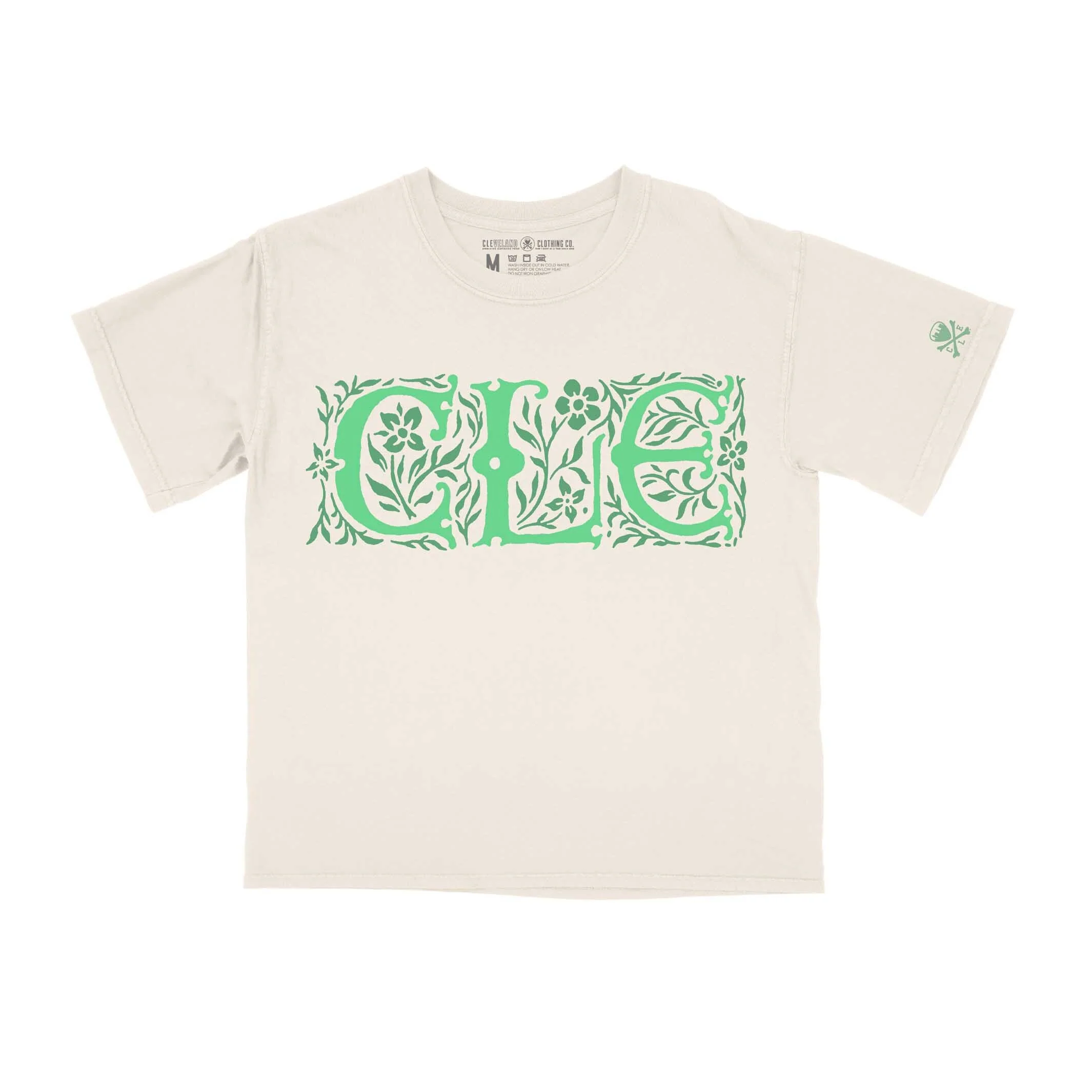 Celtic CLE Irish - Womens Boxy Crop Crew T-Shirt