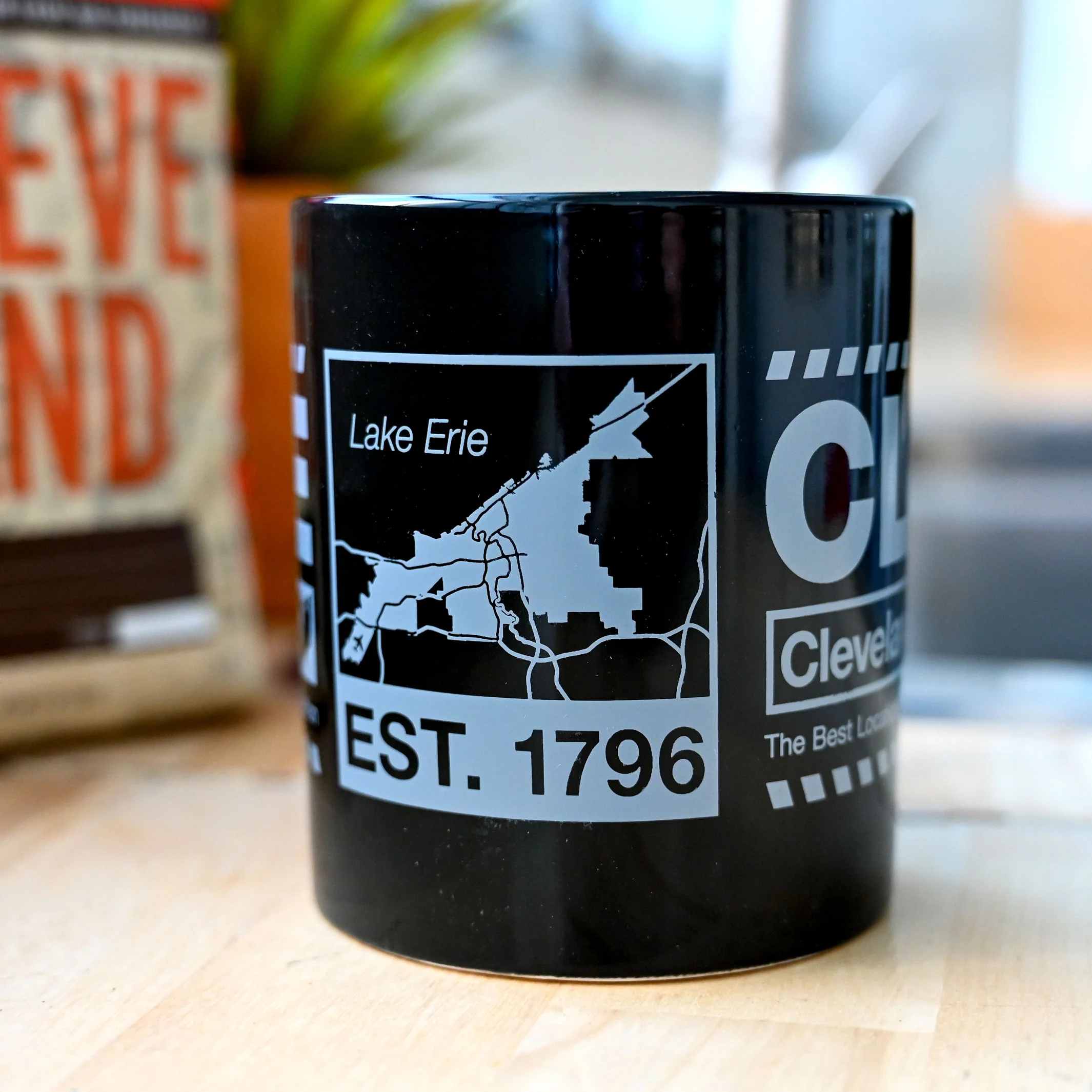CLE Airport Code Coffee Mug – 11 oz - Image 3
