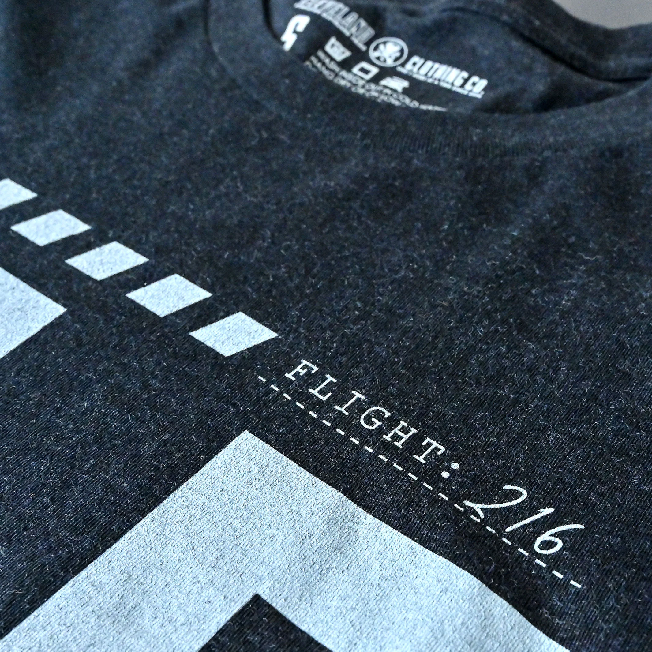 CLE Airport Code - Mens/Unisex Crew T-Shirt - Image 4