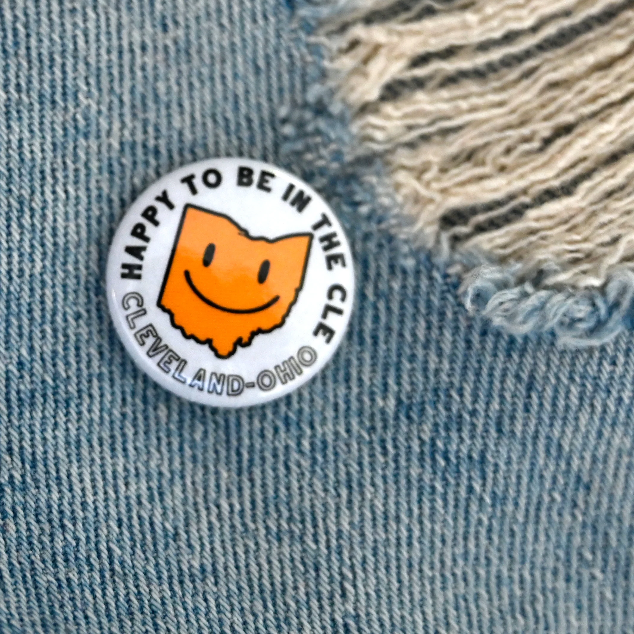 Happy To Be In CLE Button - Image 2