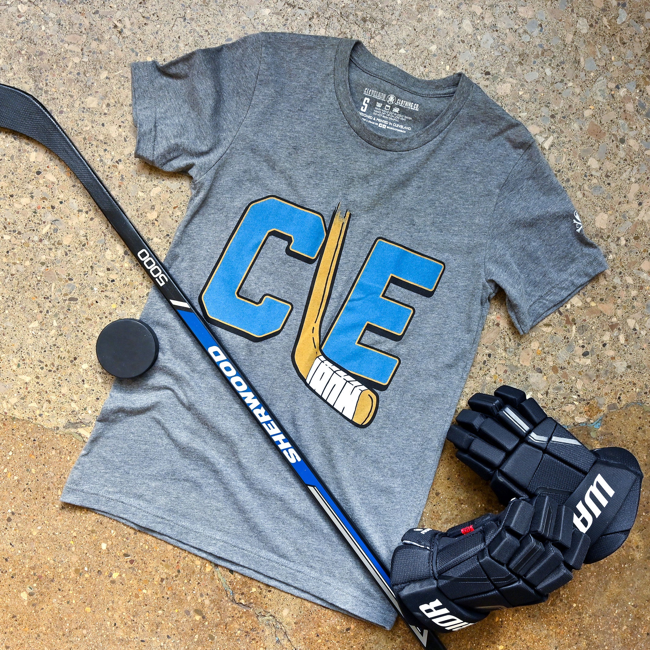 CLE Hockey - Mens/Unisex Crew T-Shirt - Image 3