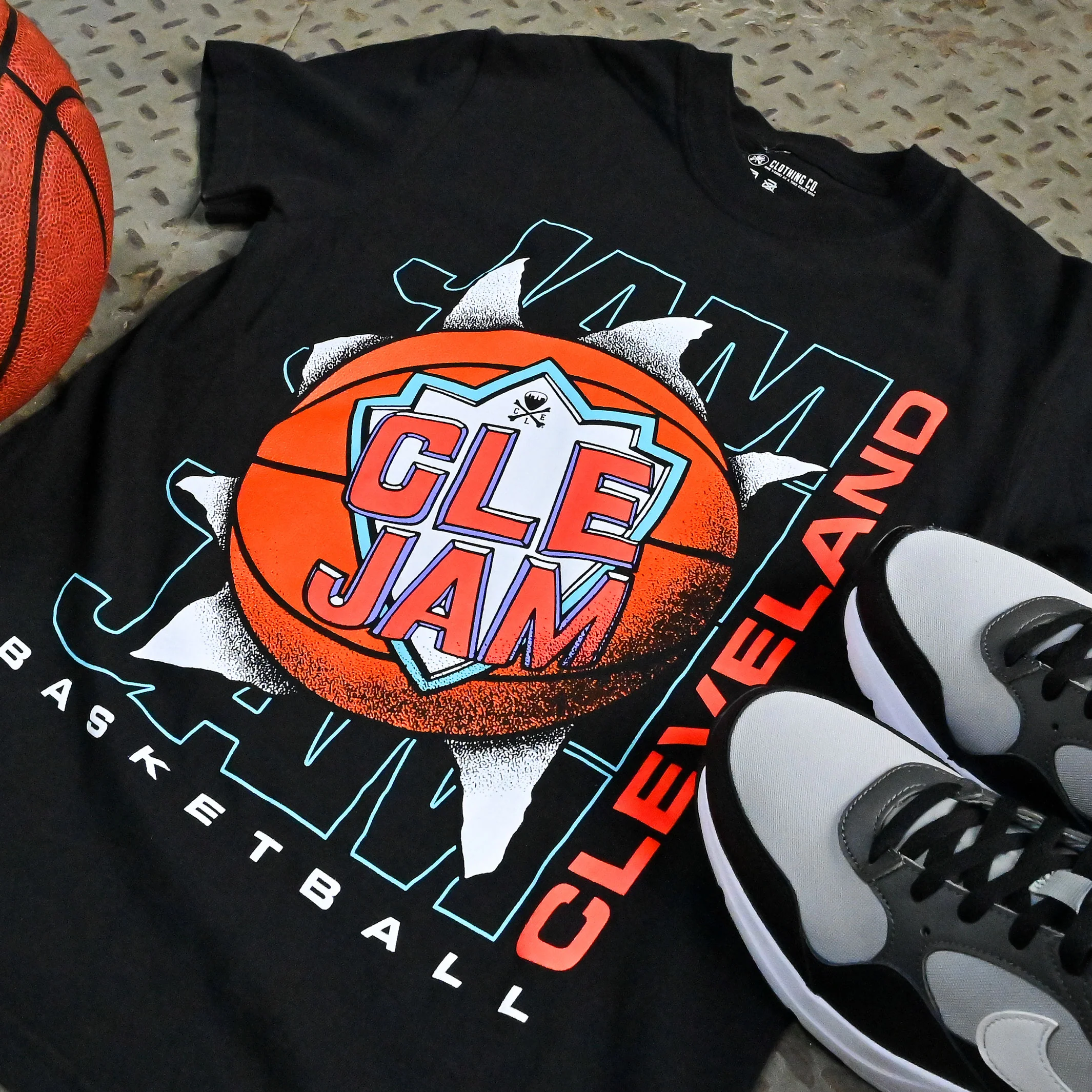 CLE Jam - Mens/Unisex Crew T-shirt - Image 2