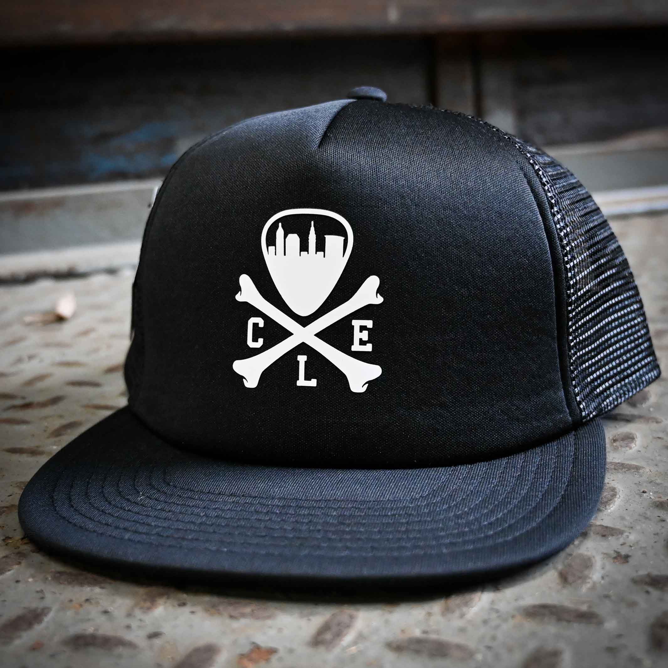 CLE Logo Foam Trucker Hat - Black - Image 2