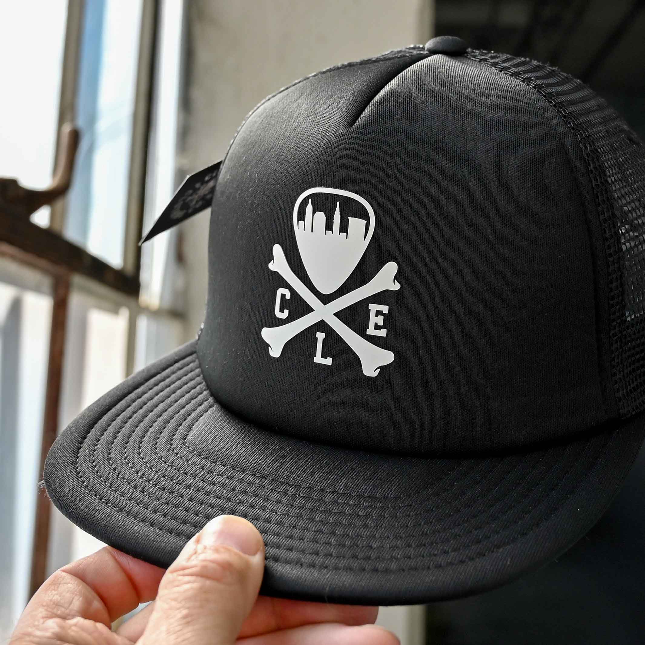 CLE Logo Foam Trucker Hat - Black - Image 4