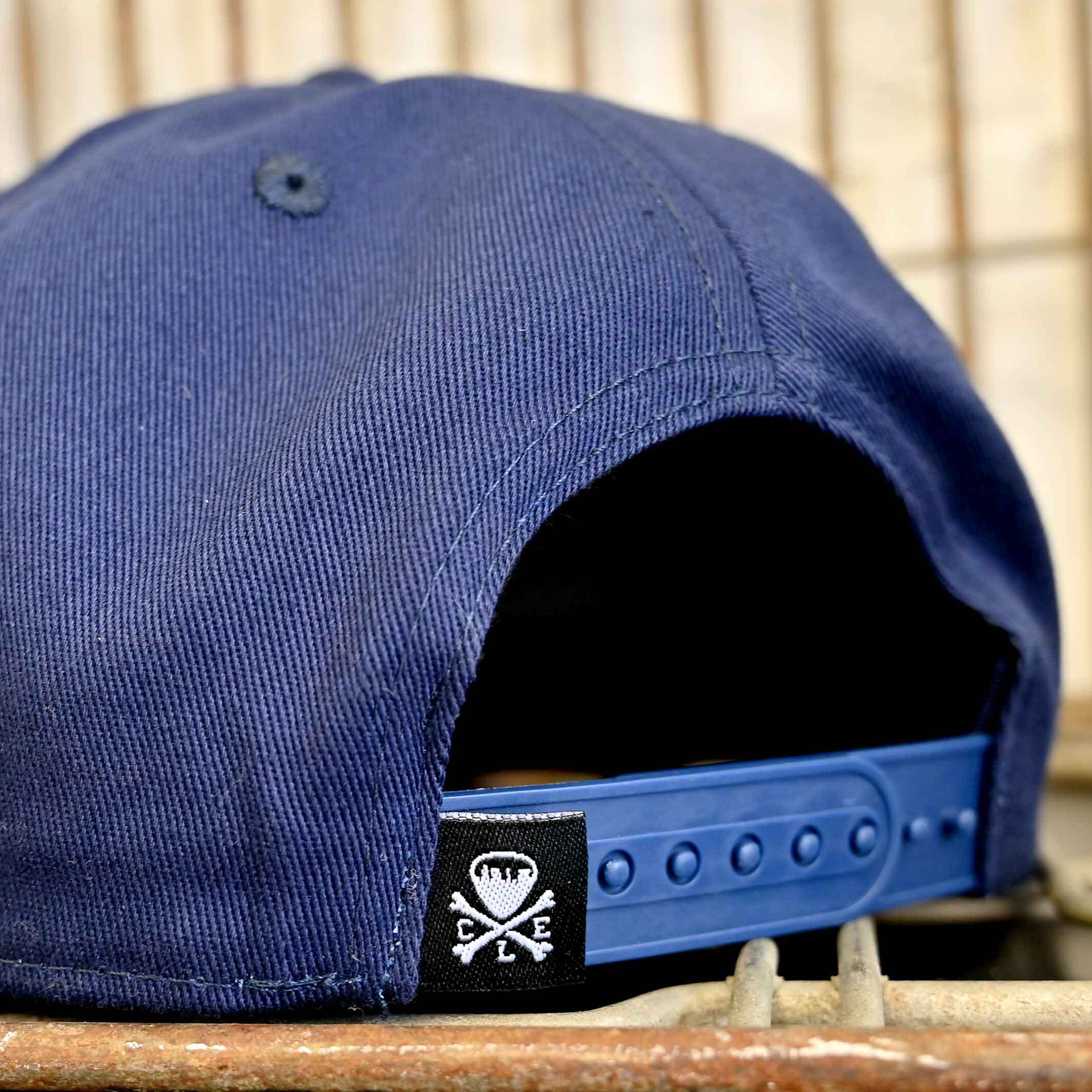 CLE Logo Snapback Hat - Navy - Image 3