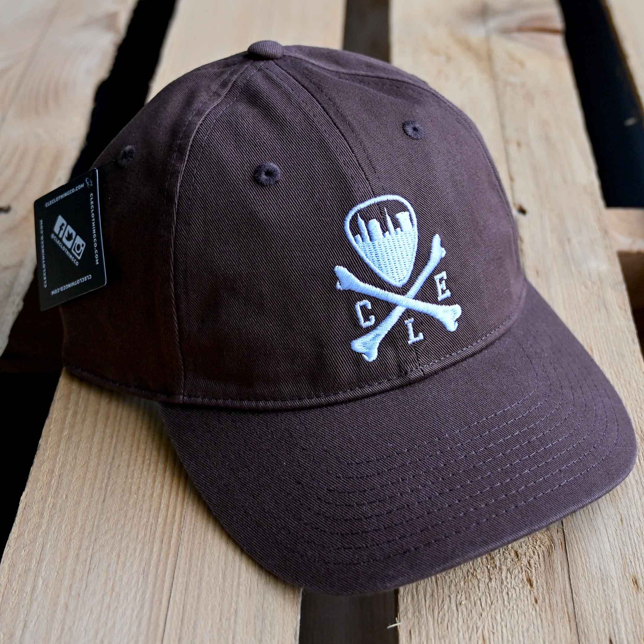 CLE Logo Twill Dad Hat - Brown - Image 2