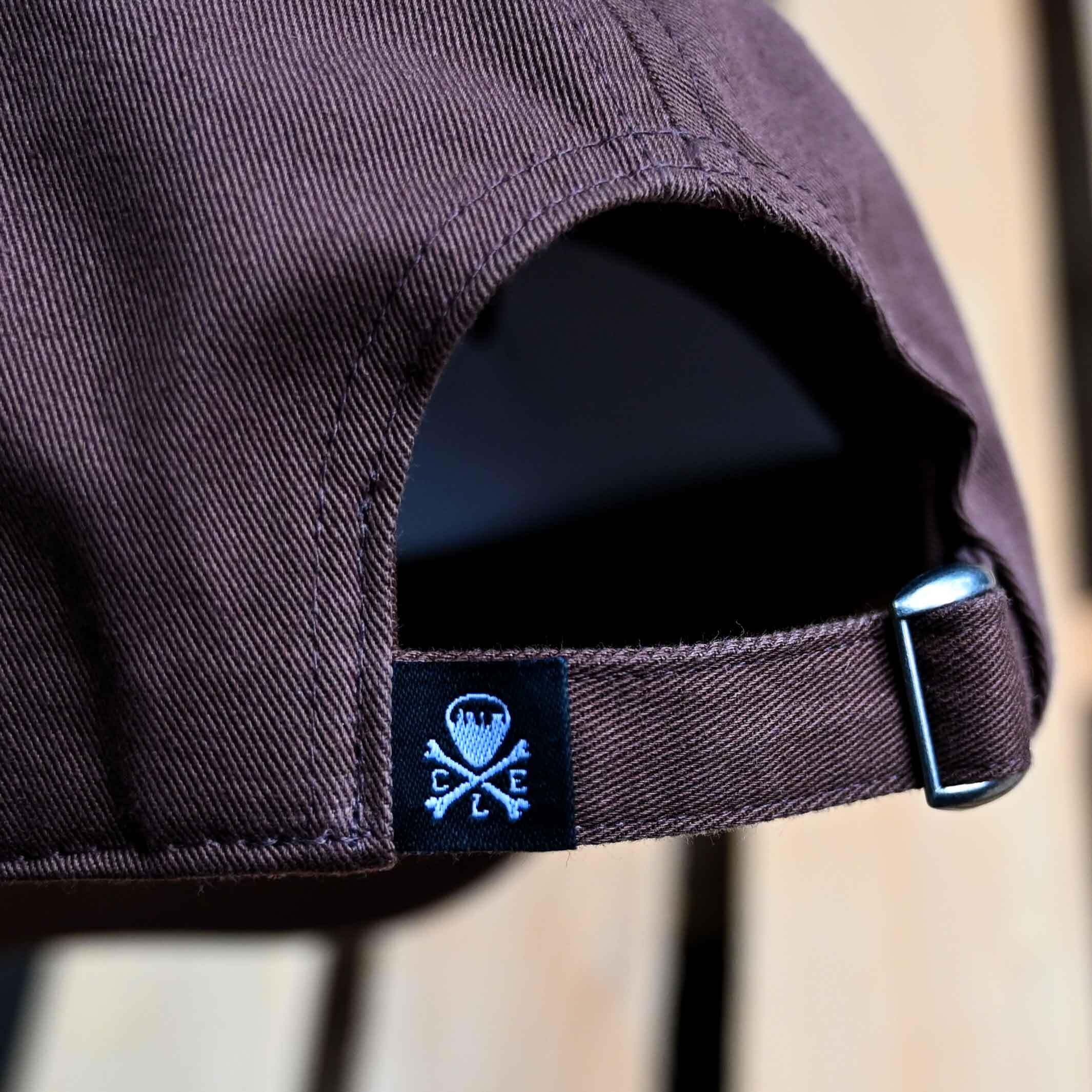 CLE Logo Twill Dad Hat - Brown - Image 3