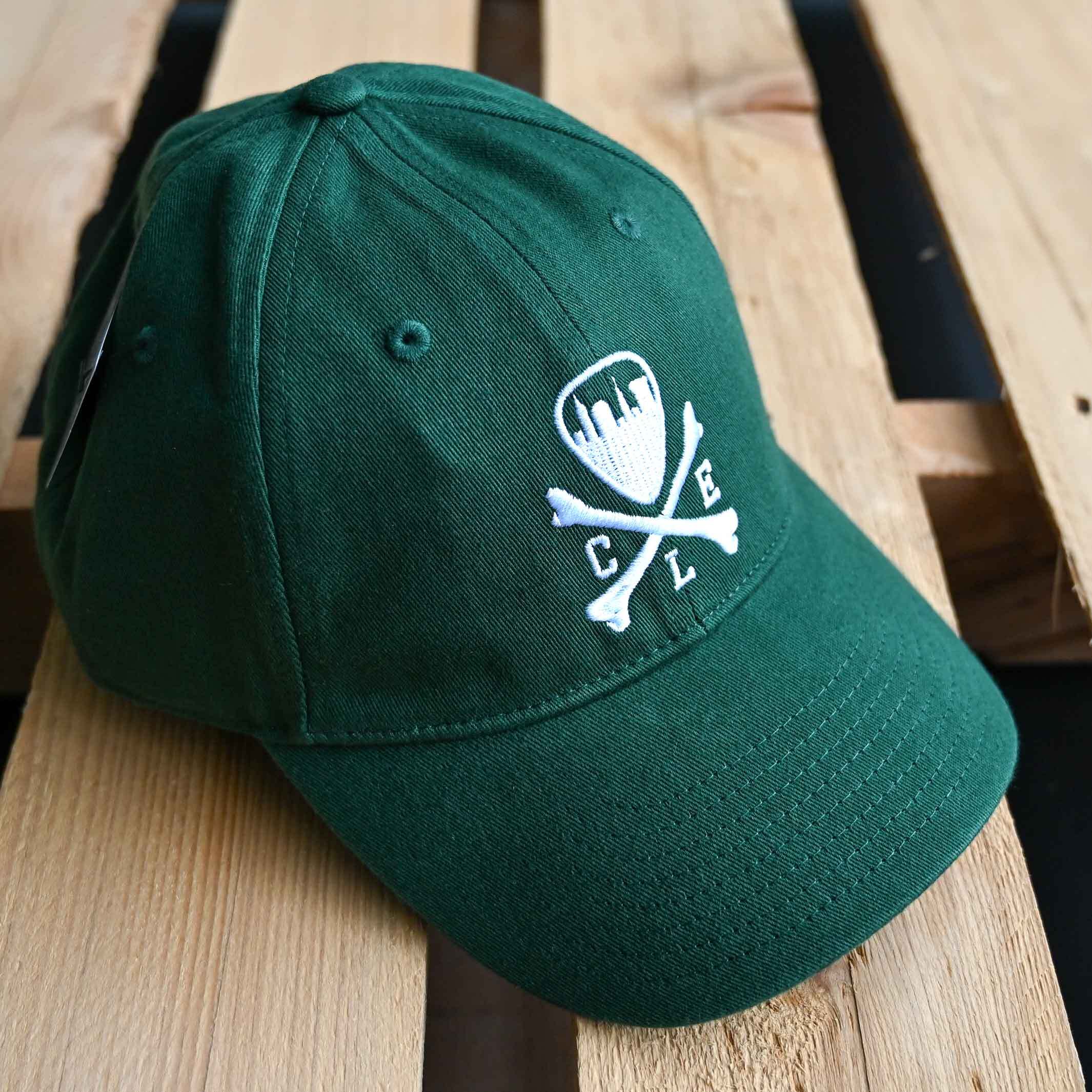 CLE Logo Twill Dad Hat - Forest - Image 2