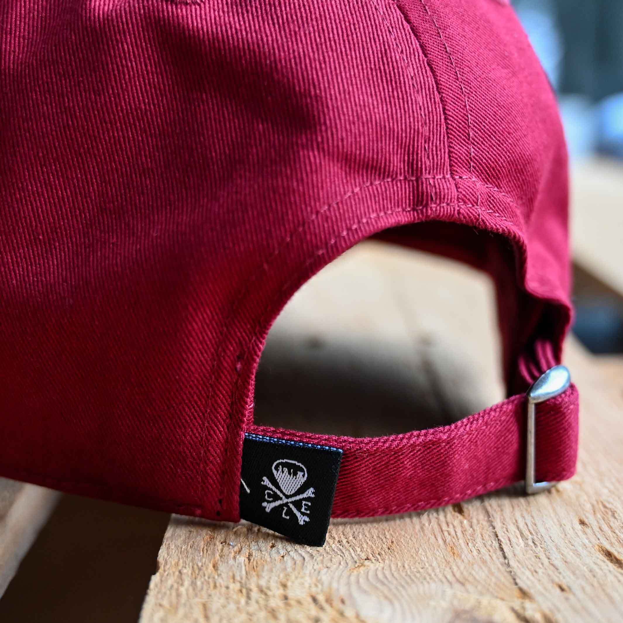 CLE Logo Twill Dad Hat - Maroon - Image 3