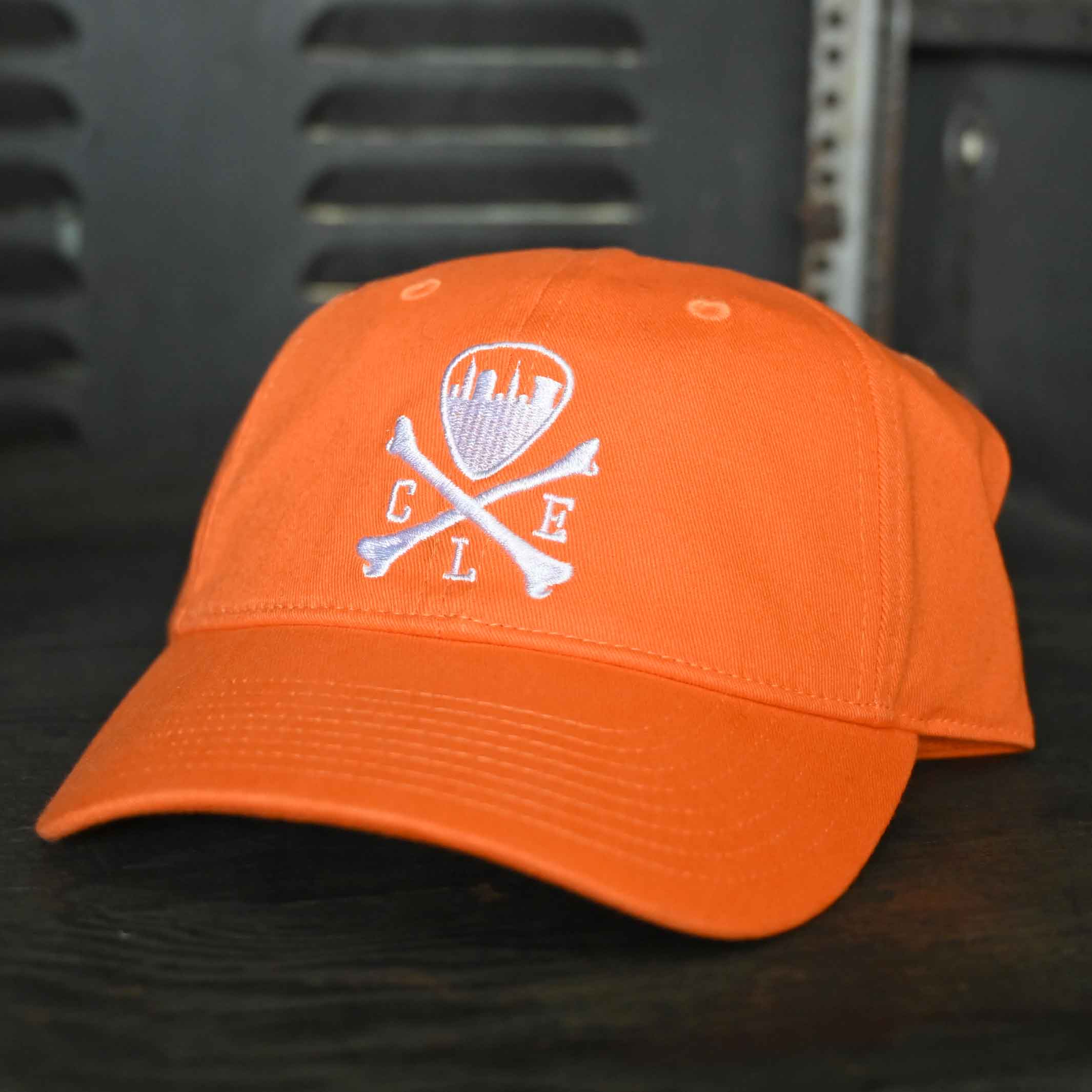 CLE Logo Twill Dad Hat - Orange - Image 2