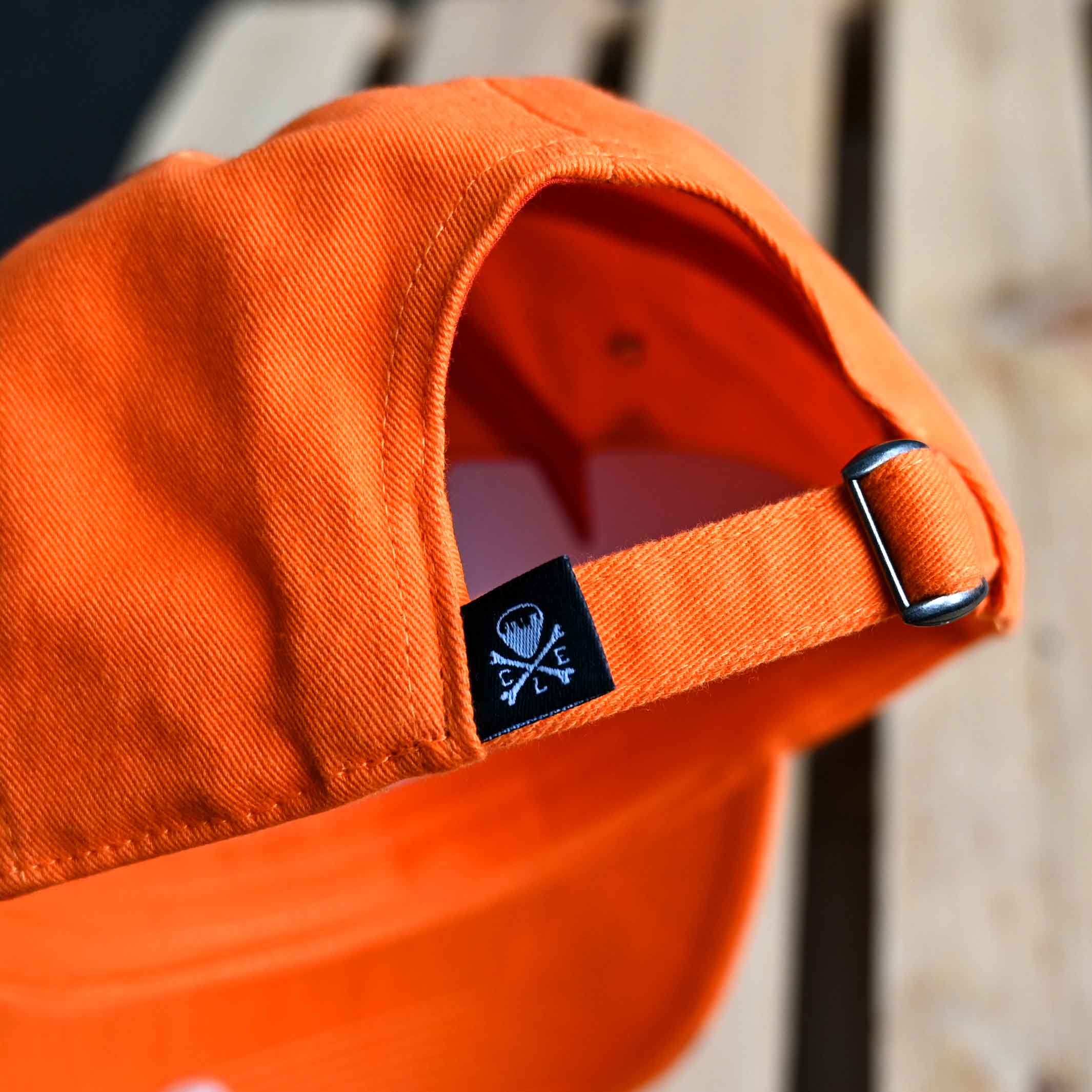 CLE Logo Twill Dad Hat - Orange - Image 3