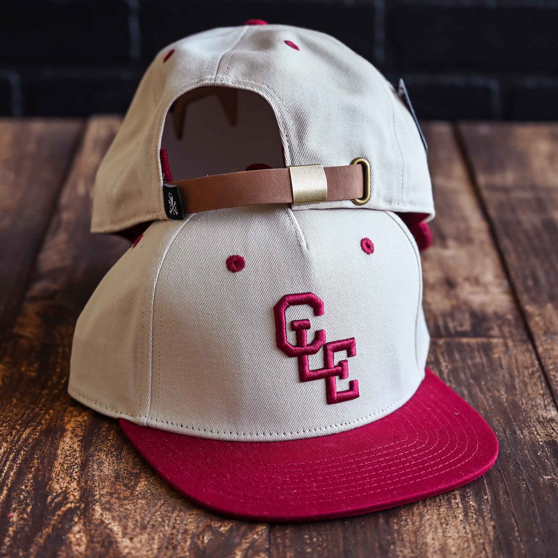 CLE Monogram Hat - Maroon - Image 2