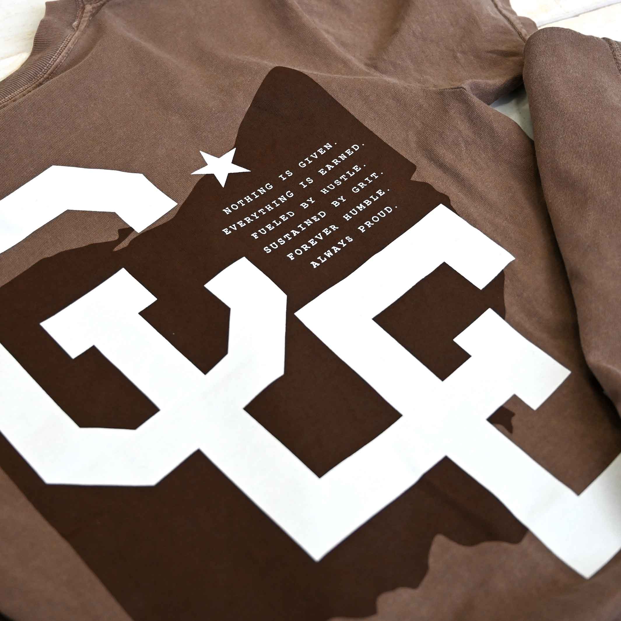 CLE Monogram Mens/Unisex Crew T-Shirt - Image 3