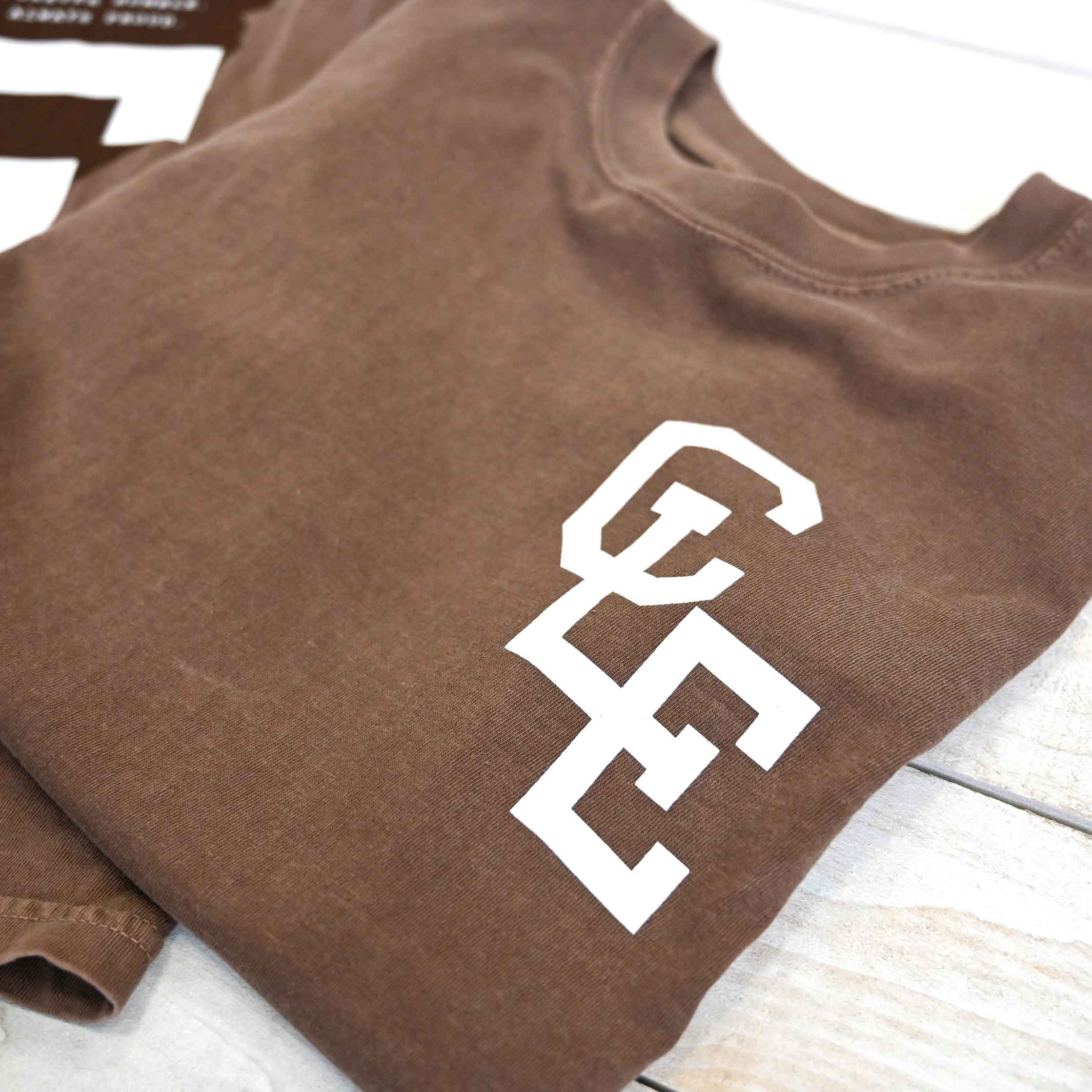 CLE Monogram Mens/Unisex Crew T-Shirt - Image 4