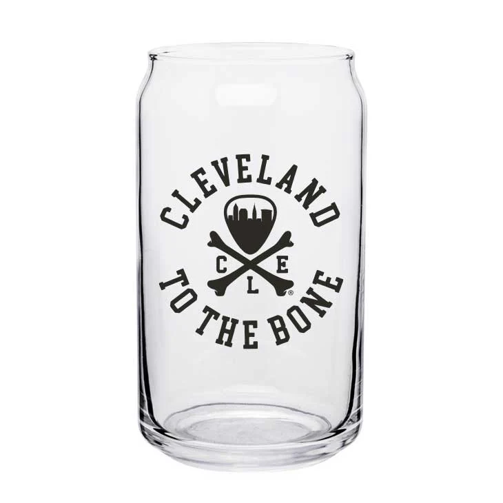 Cleveland To The Bone – 16 oz Pop Can Glass - Image 2