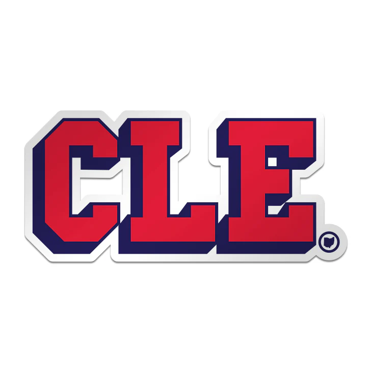 CLE College - Navy/Red - Sticker