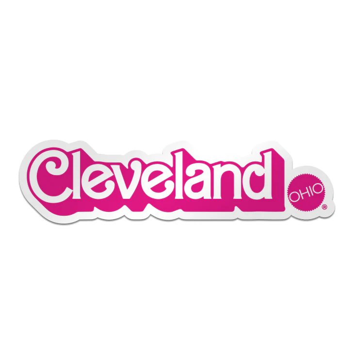 CLE Sticker, Malibu Cleveland