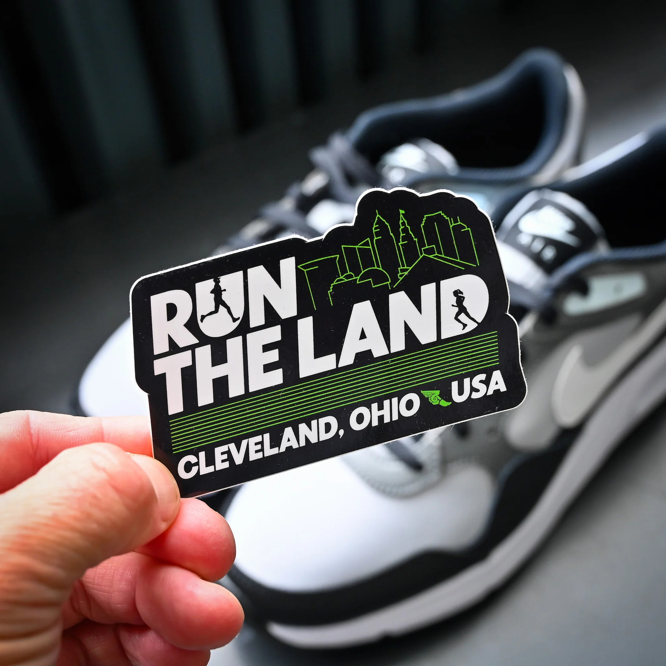 Run The Land Cityscape - Sticker - Image 2