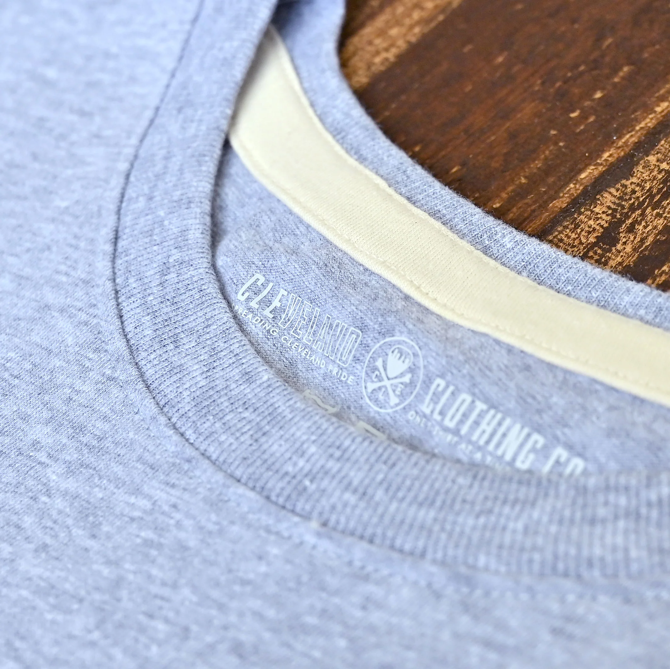CLEVELAND - Buffalo Plaid - Unisex Crew Long Sleeve T-Shirt - Image 4