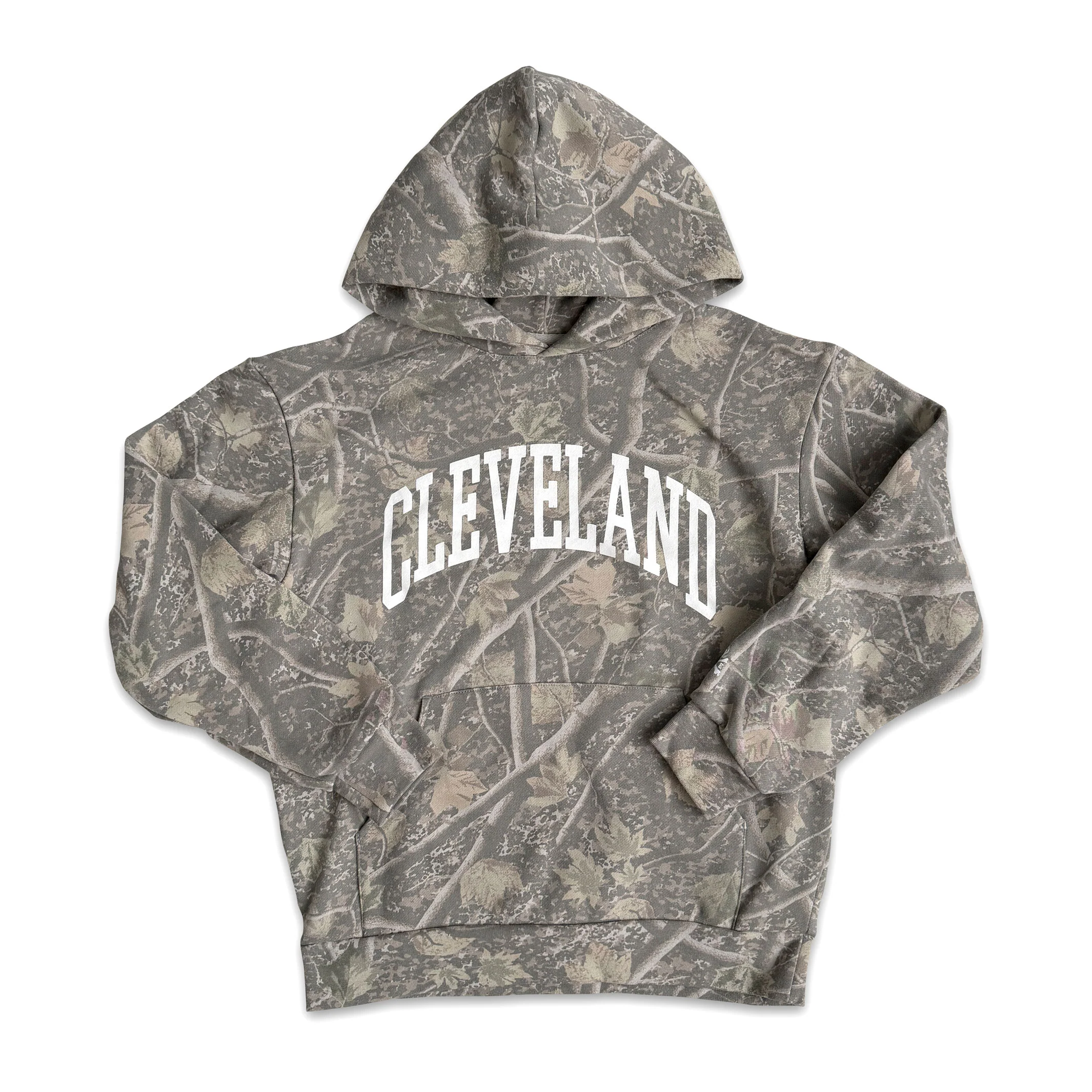 Cleveland Arch - Unisex Pullover Hoodie - Deadwood Camo
