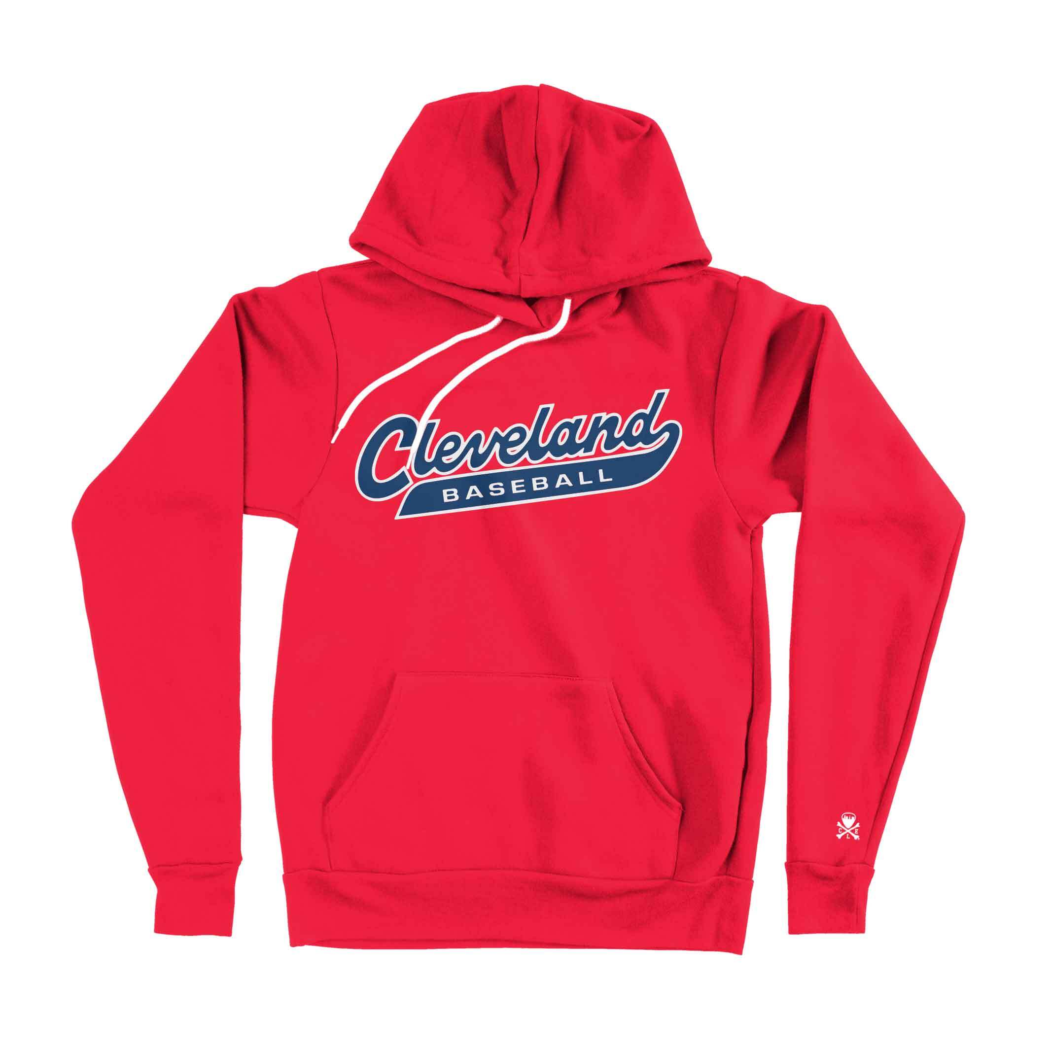 Cleveland Baseball Script - Unisex Pullover Hoodie