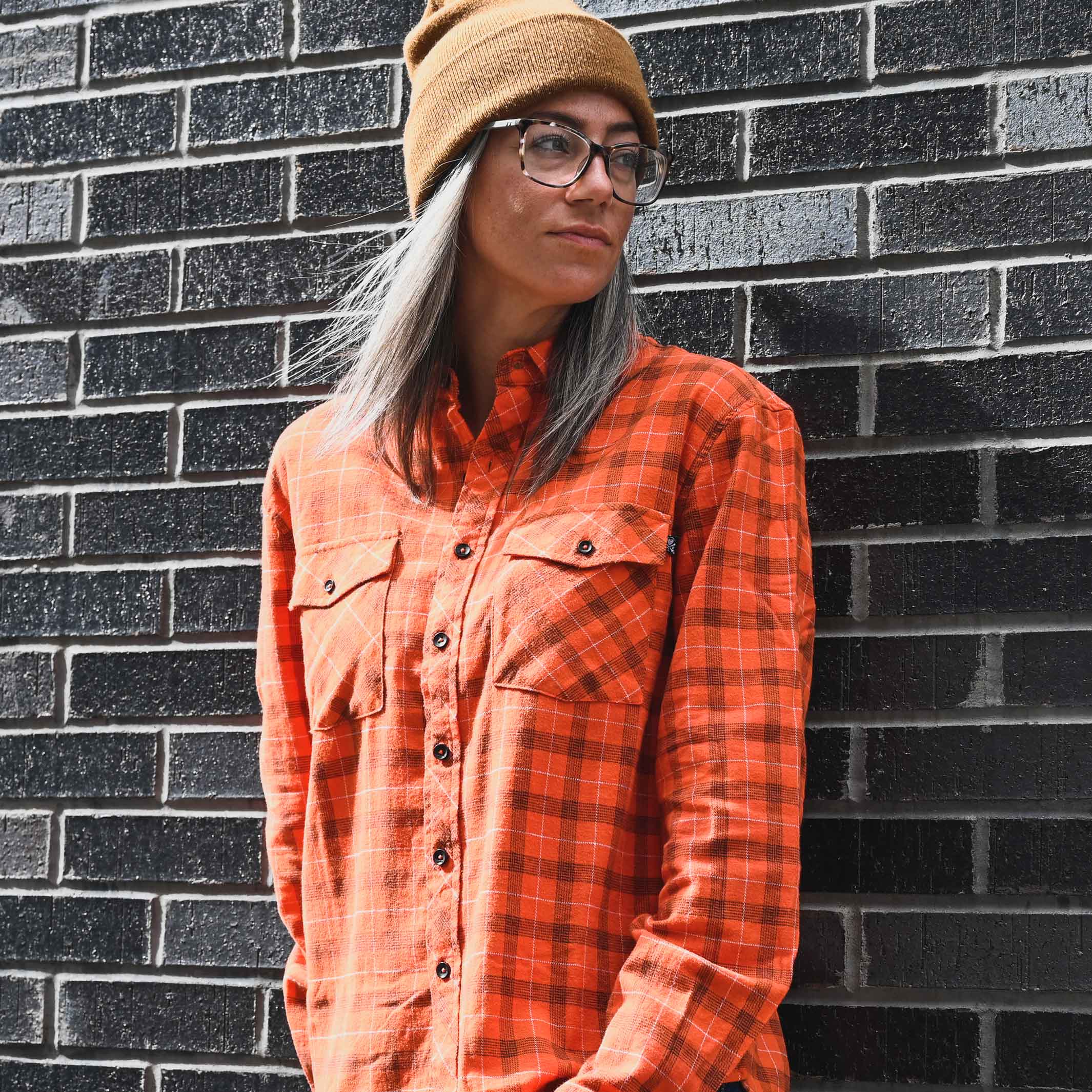 Cleveland Clothing Official Flannel - Brown/Orange - Image 2