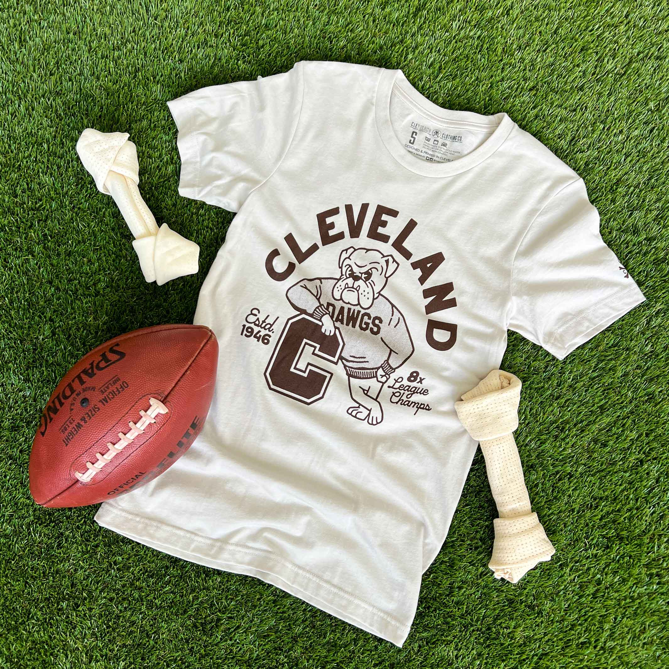 Cleveland Dawg - Mens/Unisex Crew T-Shirt - Image 2