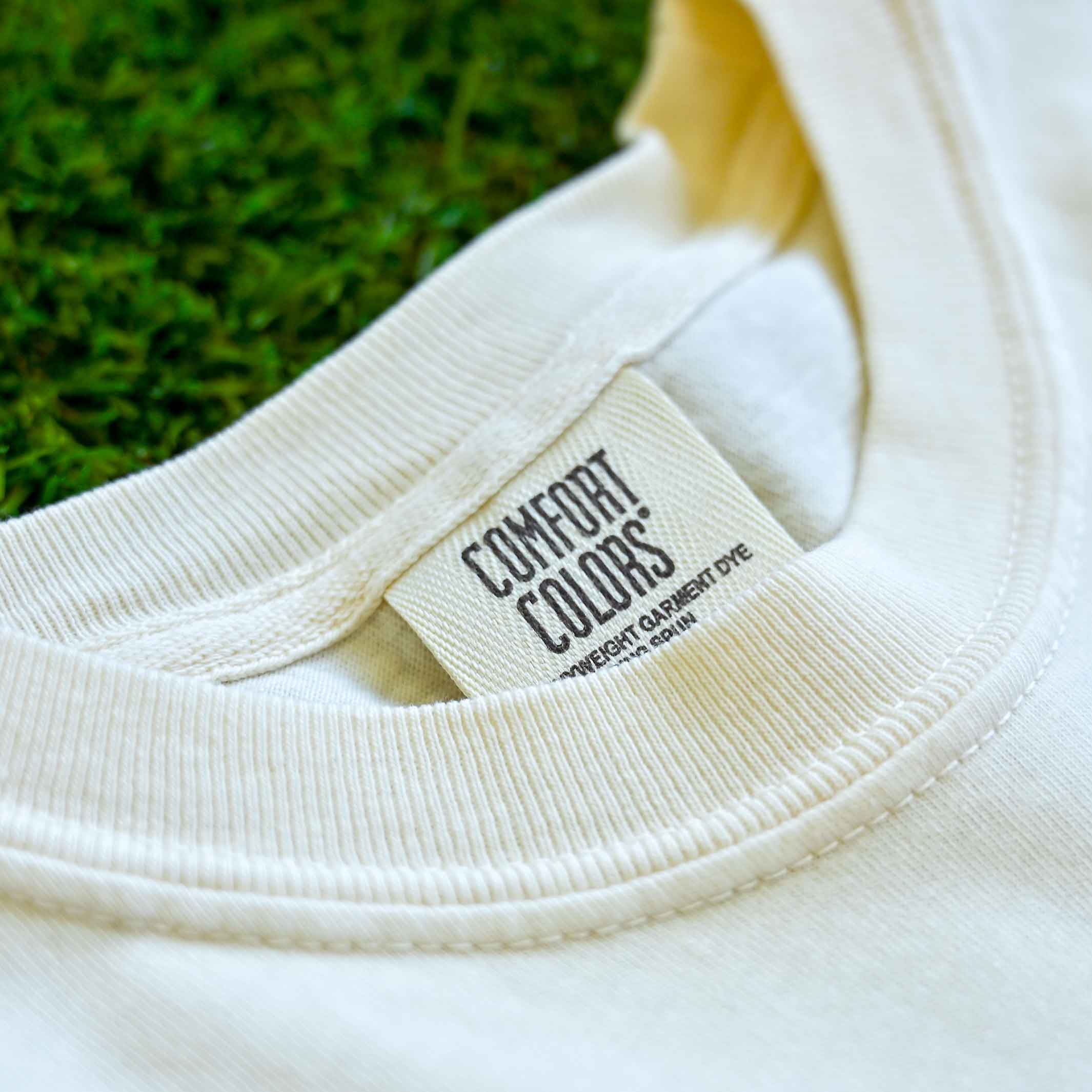 Cleveland Football Helmet Throwback -  Mens/Unisex Crew T-Shirt - Ivory - Image 3