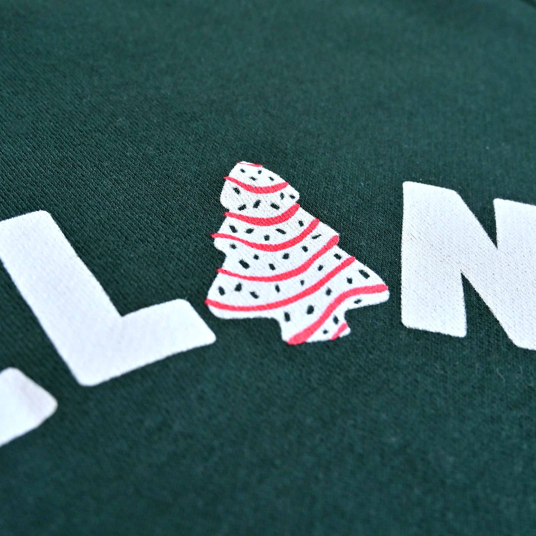 Cleveland Frosted Christmas Tree Arch - Unisex Crewneck Sweatshirt - Image 3