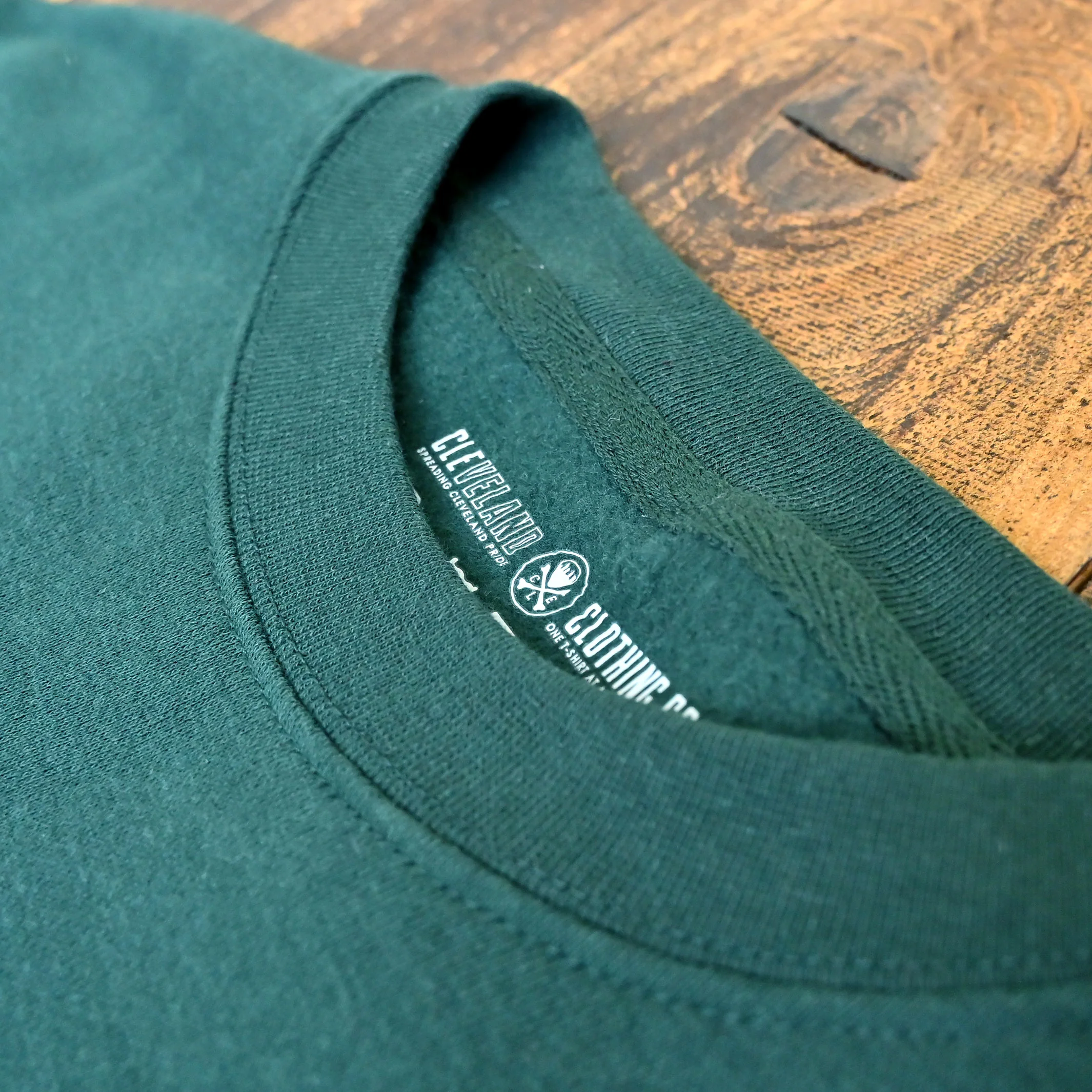 Cleveland Frosted Christmas Tree Arch - Unisex Crewneck Sweatshirt - Image 4