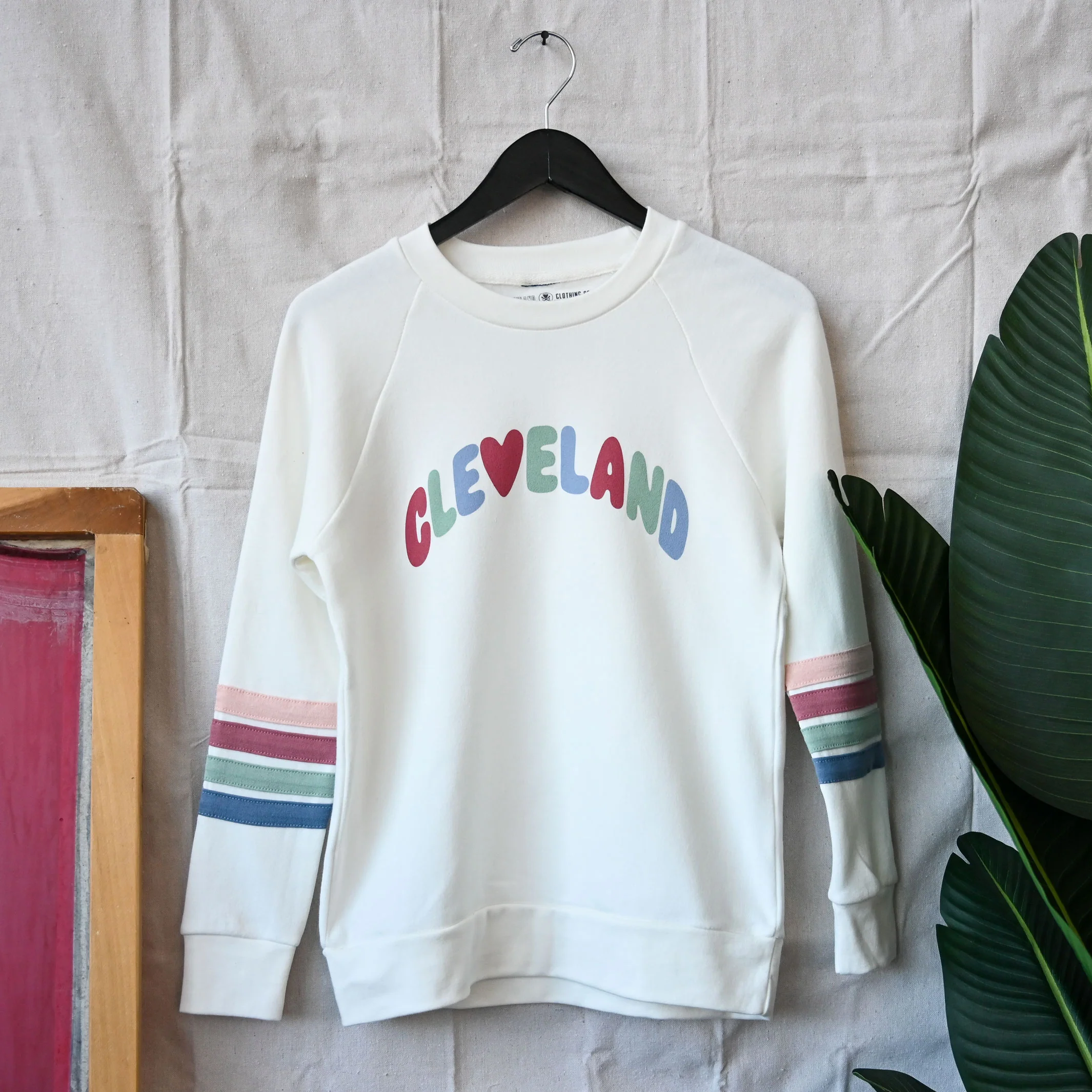 Cleveland Heart Arch - Crewneck Fleece - Image 2