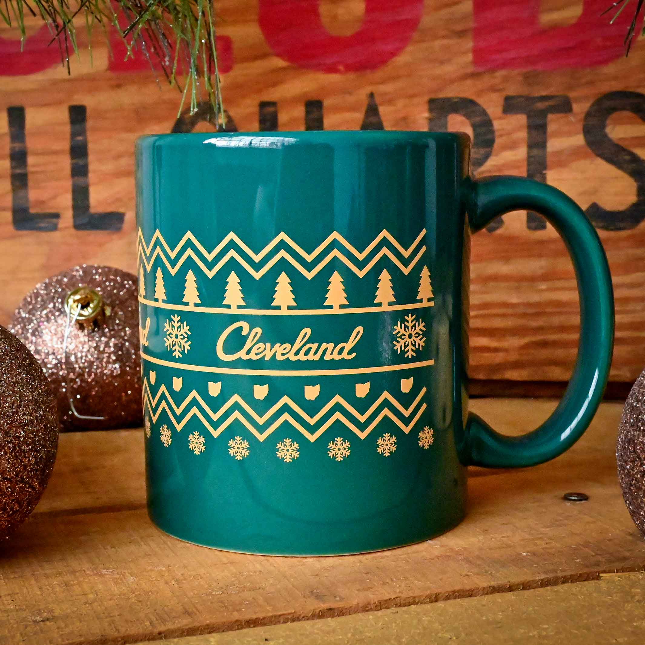 Cleveland Holiday Coffee Mug – 11 oz