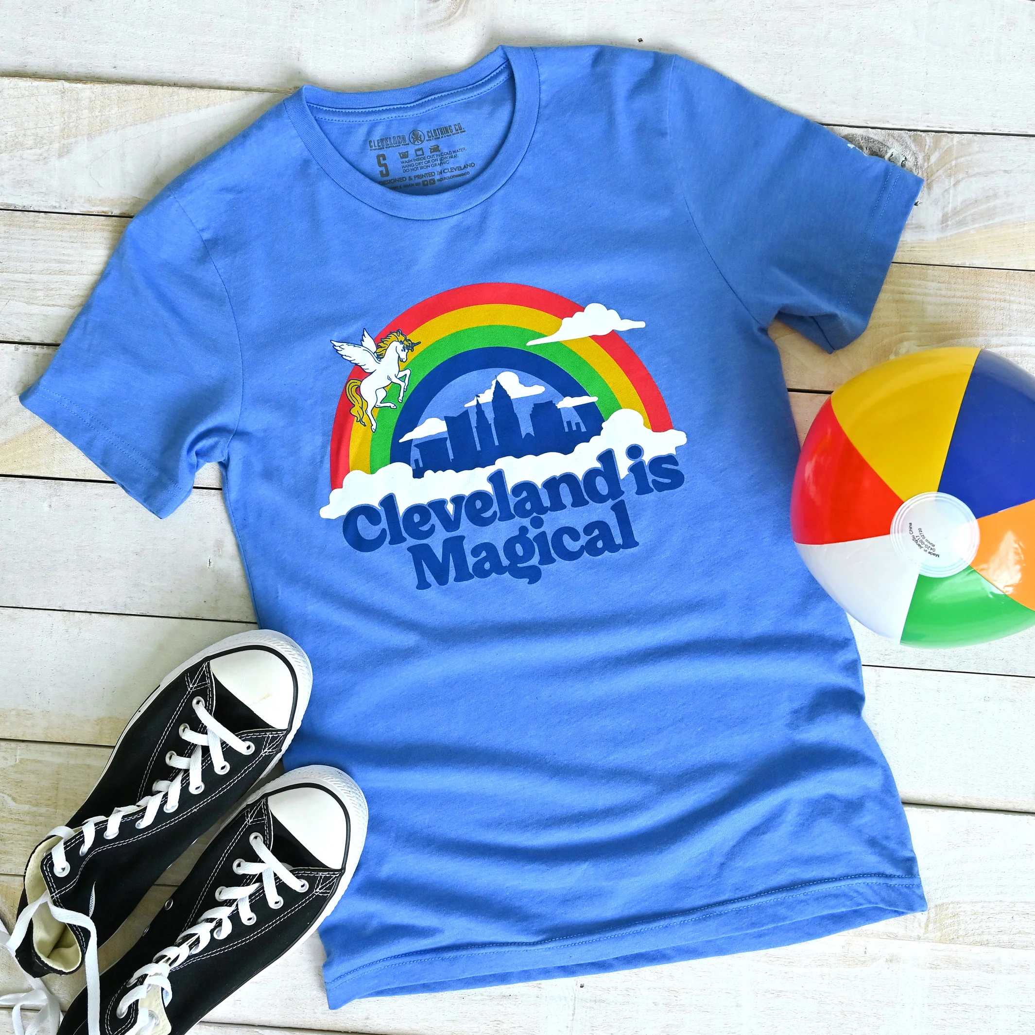Cleveland Is Magical - Mens/Unisex Crew T-Shirt - Image 2