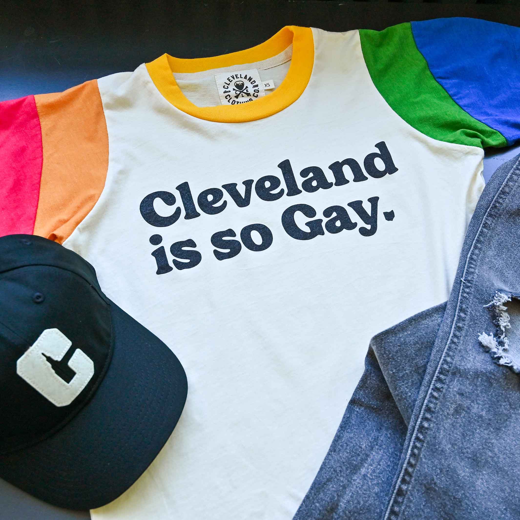 Cleveland Is So Gay - Mens/Unisex Crew T-Shirt - Image 2