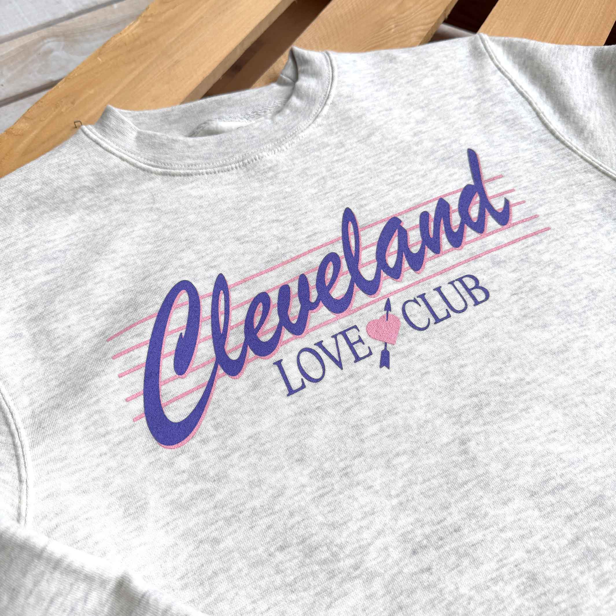Cleveland Love Club - Unisex Crewneck Sweatshirt - Image 3