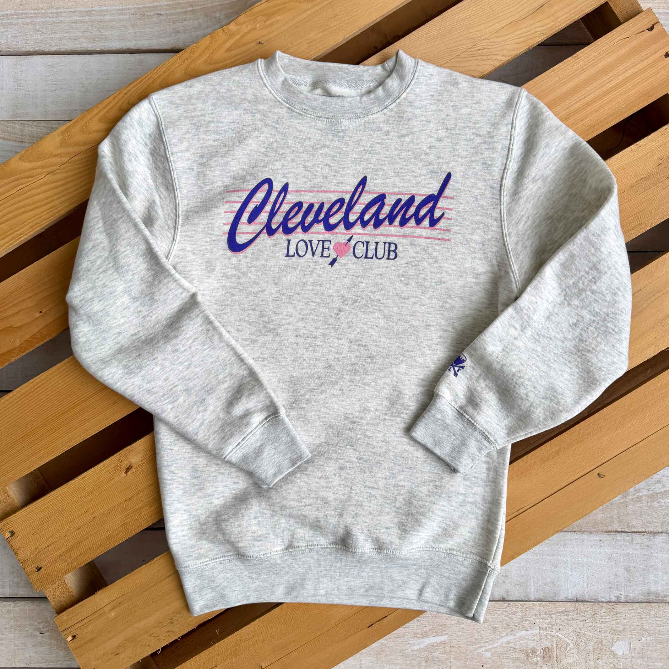 Cleveland Love Club - Unisex Crewneck Sweatshirt - Image 4