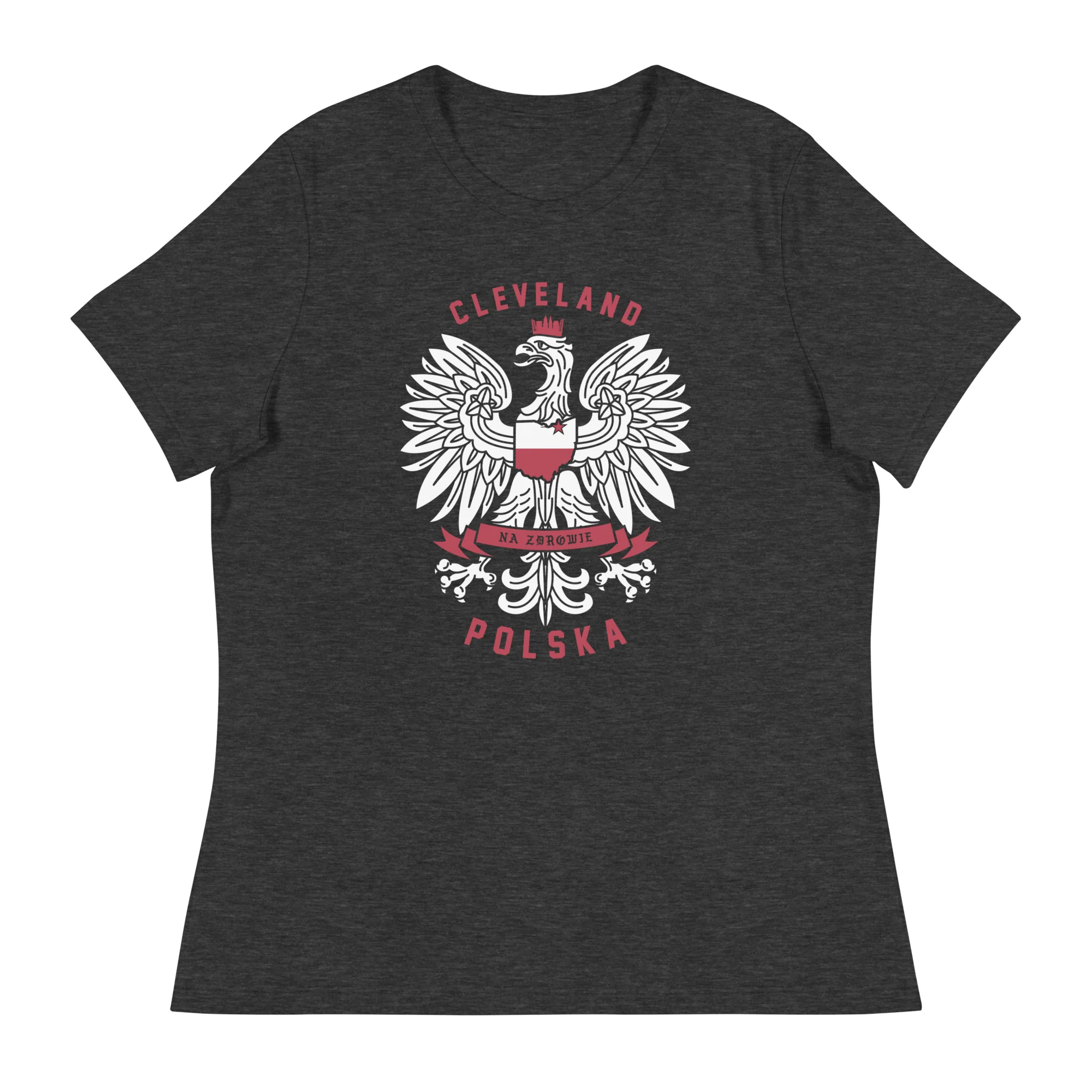 Cleveland Polska - Womens Relaxed Fit Crew T-Shirt (ONLINE ONLY)