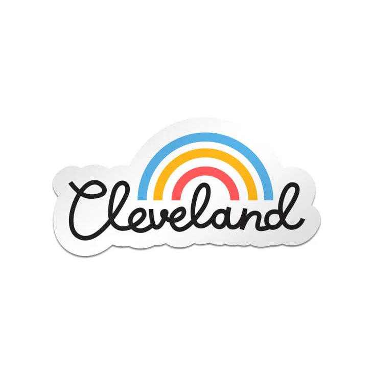 Cleveland Rainbow Sticker
