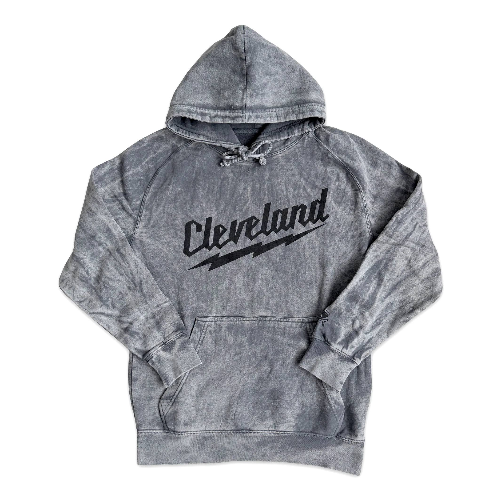 Cleveland Rock Script Lightning Bolt - Unisex Pullover Hoodie