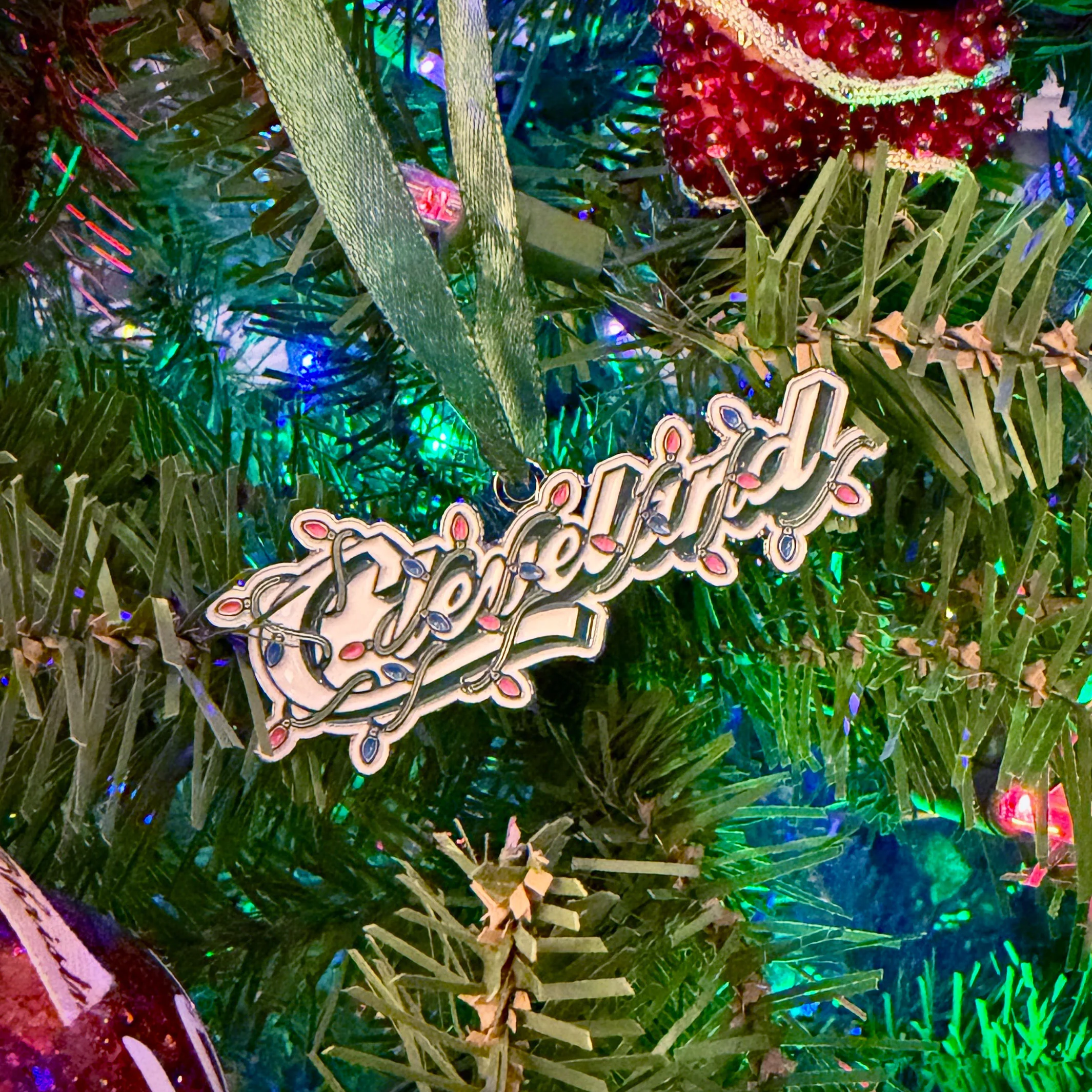 Cleveland Script Lights Ornament - Image 2