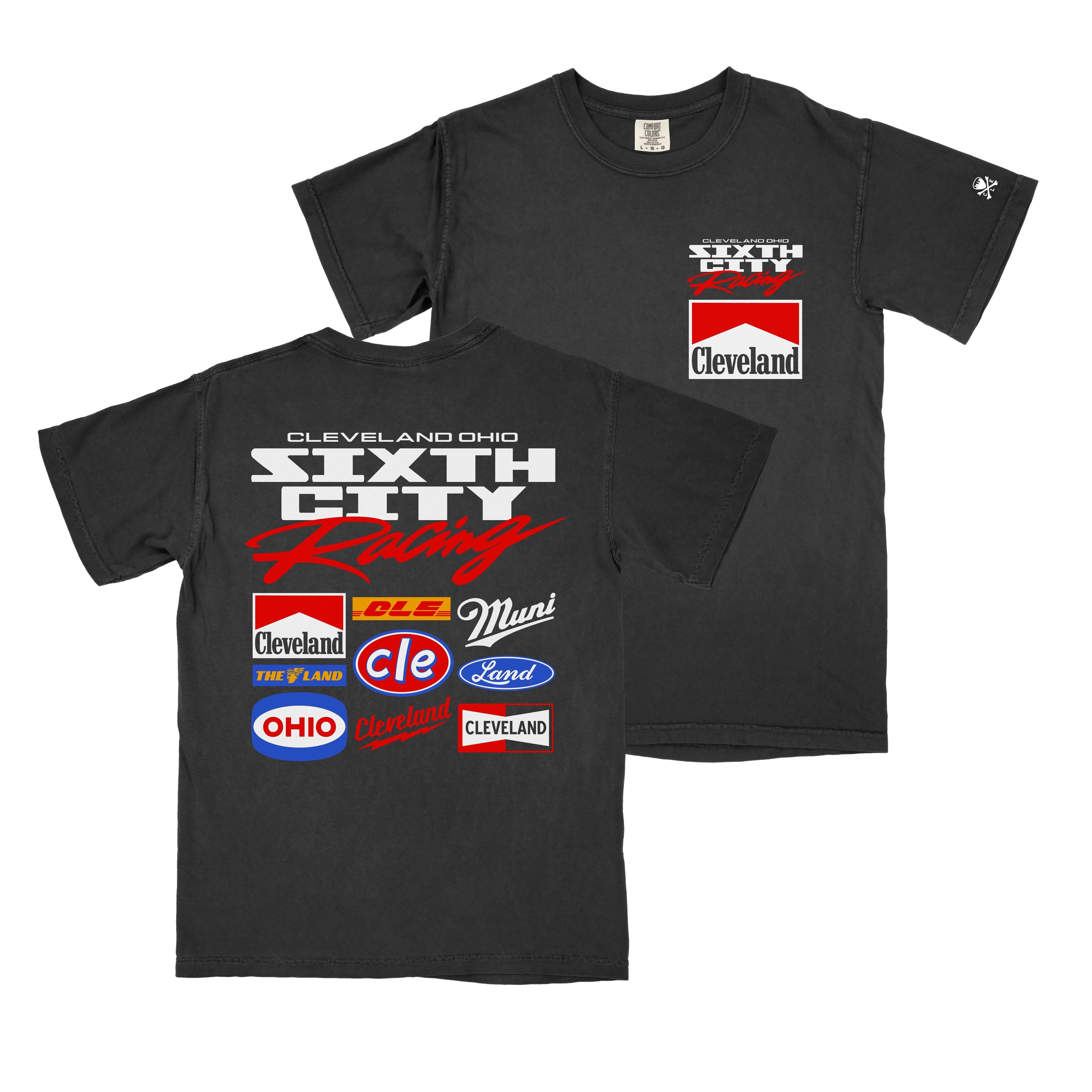 Cleveland, Sixth City Racing Sponsor Tee - Mens/Unisex Crew T-shirt
