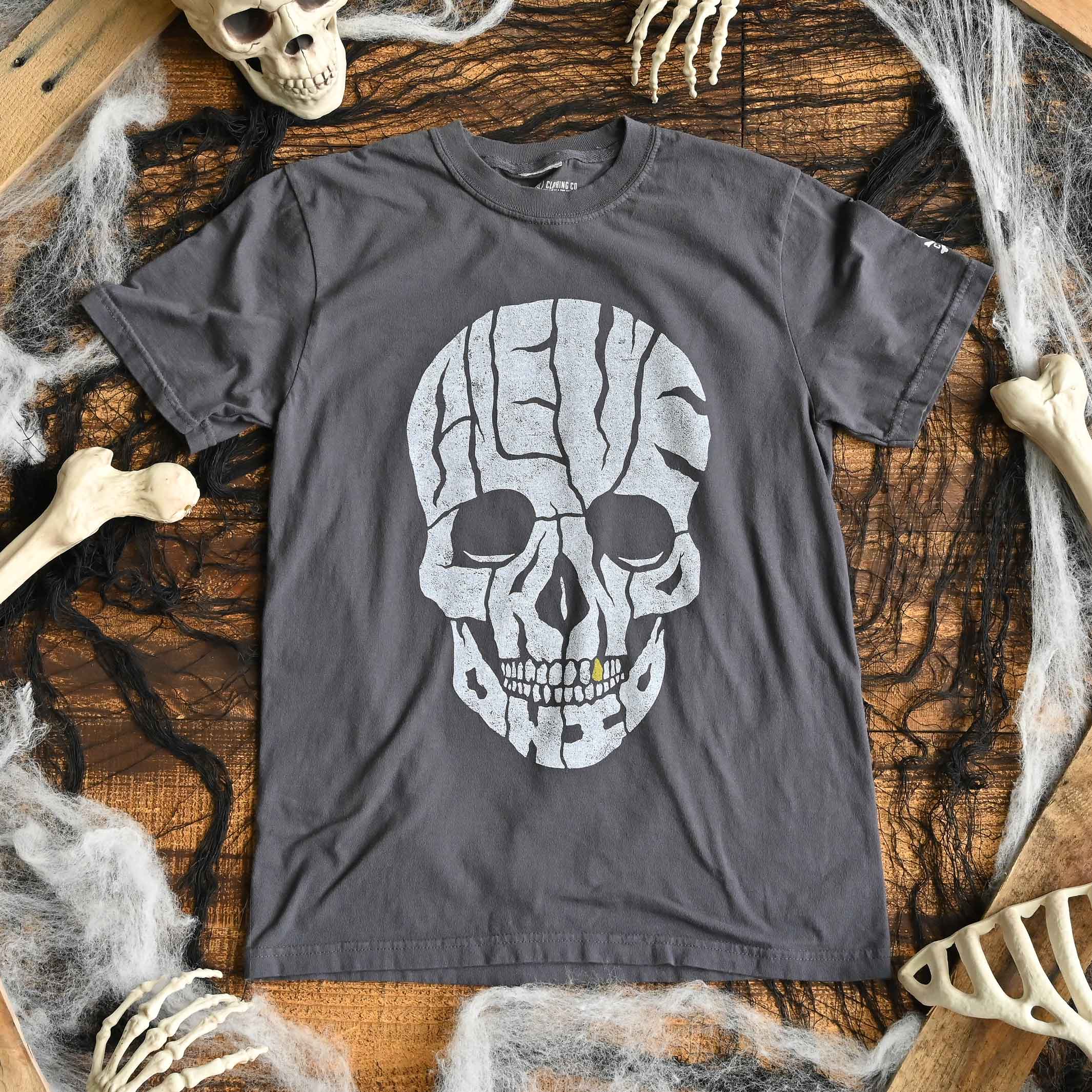 Cleveland Skull - Mens/Unisex Crew T-Shirt - Image 2