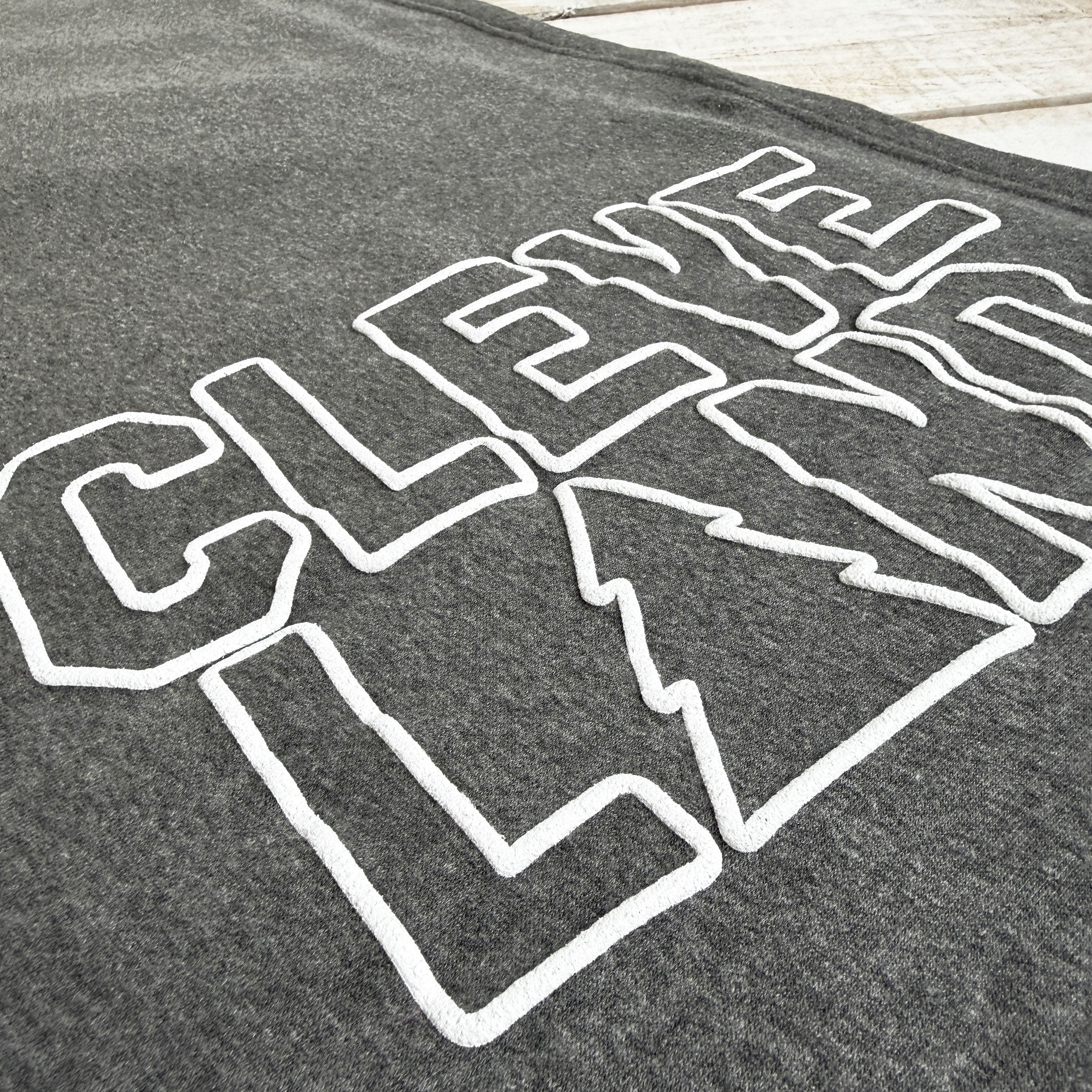 CLEVELAND Tree Sweatshirt Blanket (Puff Print) - Image 3