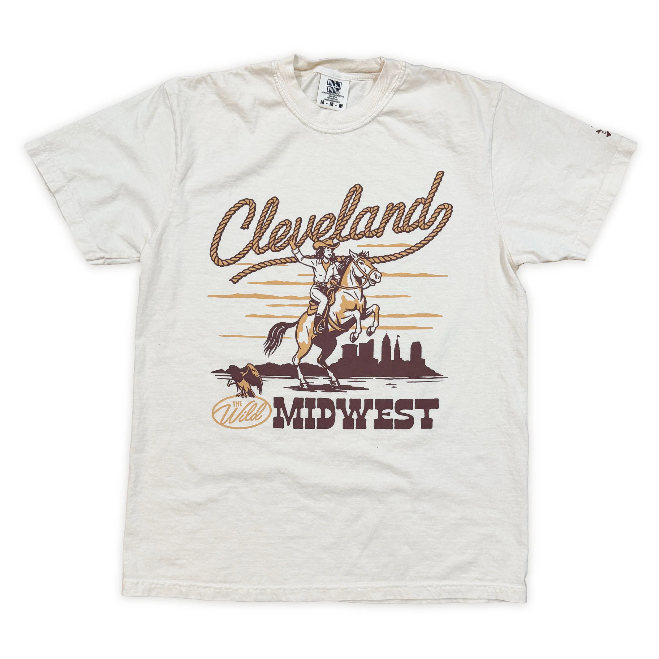 Cleveland Wild Midwest Cowgirl - Unisex Crew T-Shirt - Image 6
