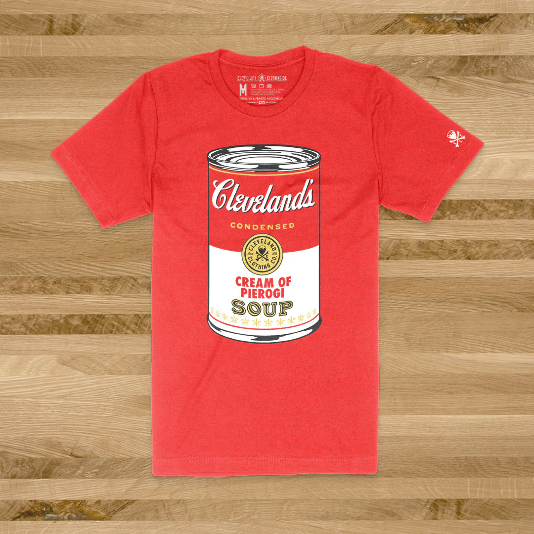Cream Of Pierogi Soup - Mens/Unisex Crew T-shirt - Image 2