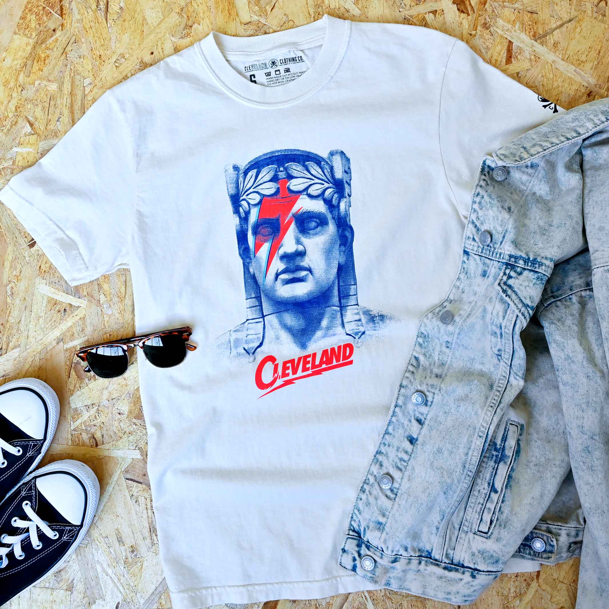 Glam Rock Guardian - Mens/Unisex Crew T-Shirt - Image 3