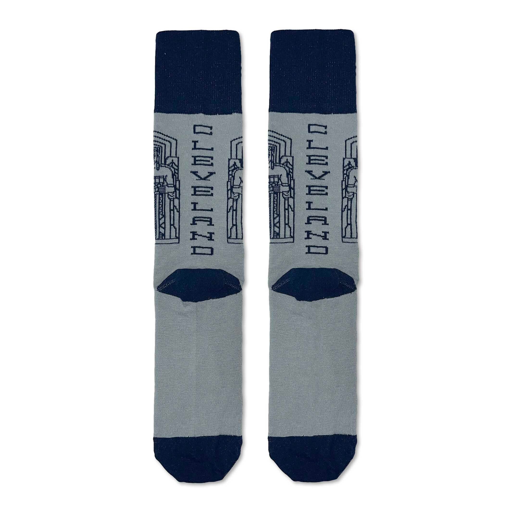 Guardian Landmark Socks - Navy/Grey - Image 2