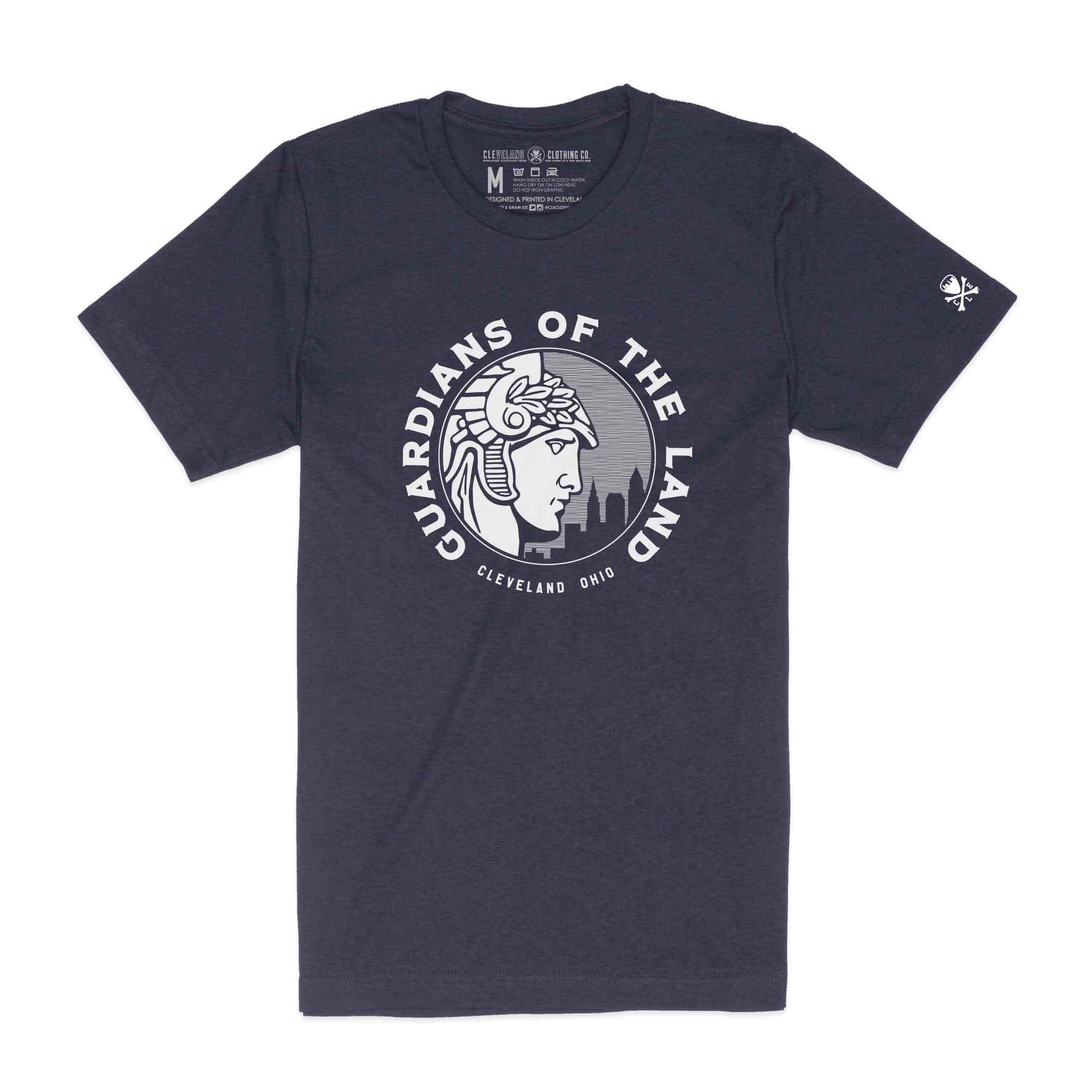 Guardians Of The Land Skyline Seal - Mens/Unisex Crew T-Shirt - Heather Midnight Navy T-Shirt