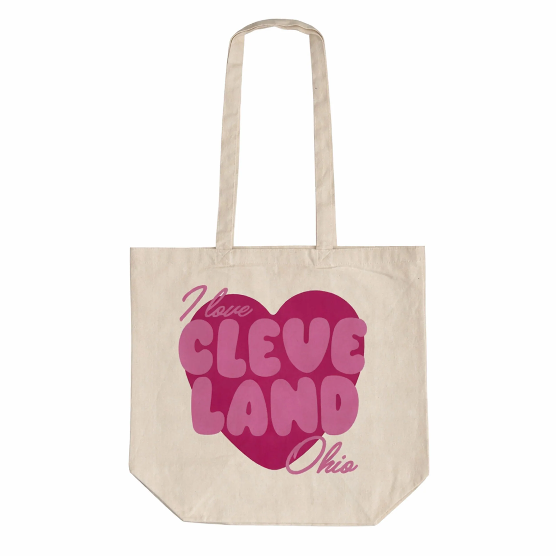 I Love Cleveland Heart Tote